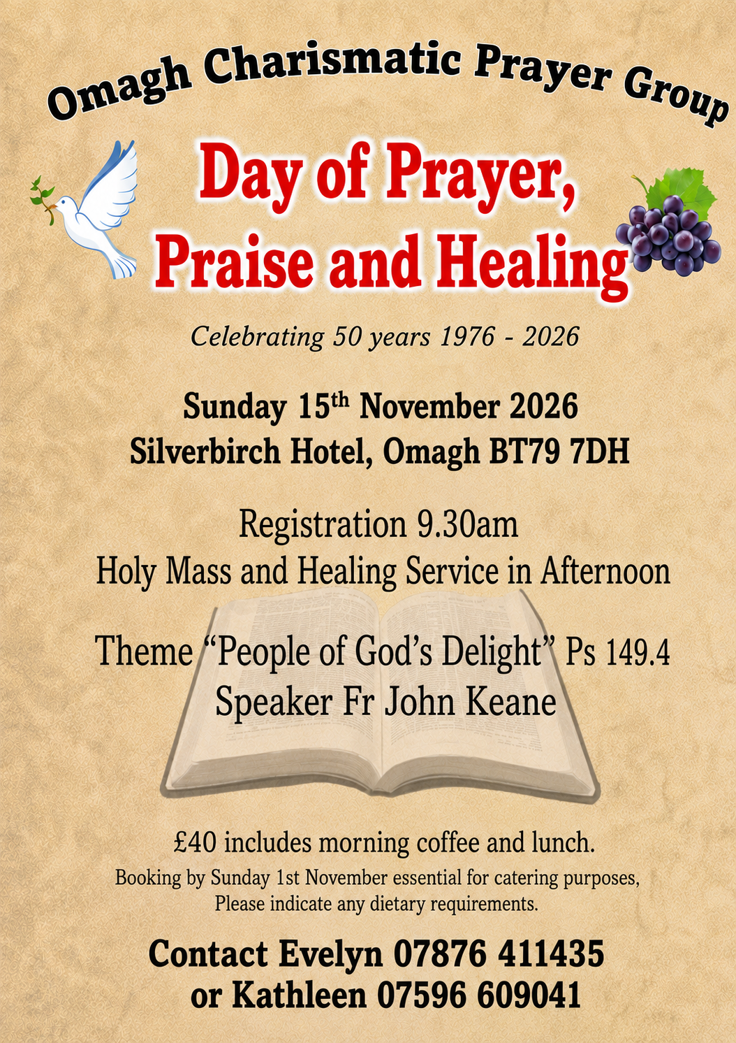DAY OF PRAYER, PRAISE & HEALING - OMAGH