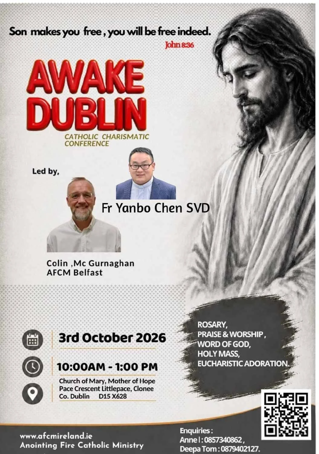 AWAKE DUBLIN - Catholic Charismatic Conf - CLONEE