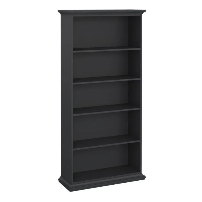 Paris Tall Bookcase in Matt Grey