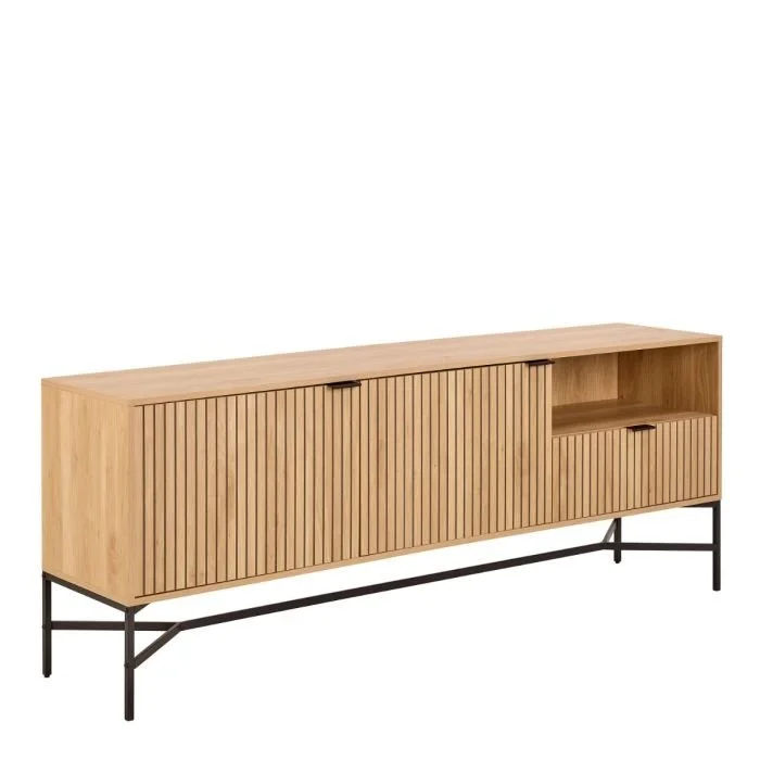 Jaipur Sideboard With 2 Doors and 1 Drawer in Oak