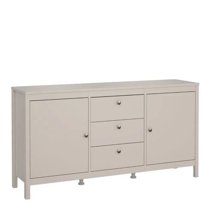 Madrid Sideboard 2 Doors + 3 Drawers in Cashmere