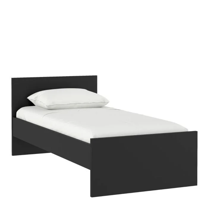 Naia Single Bed 3ft in Black Matt