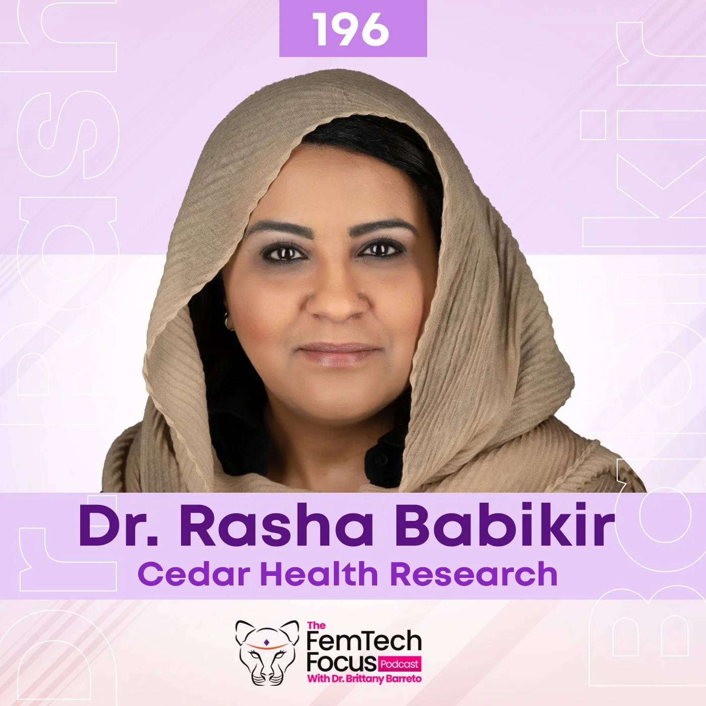 Female Involvement in Clinical Trials with Dr. Rasha Babikir from Cedar