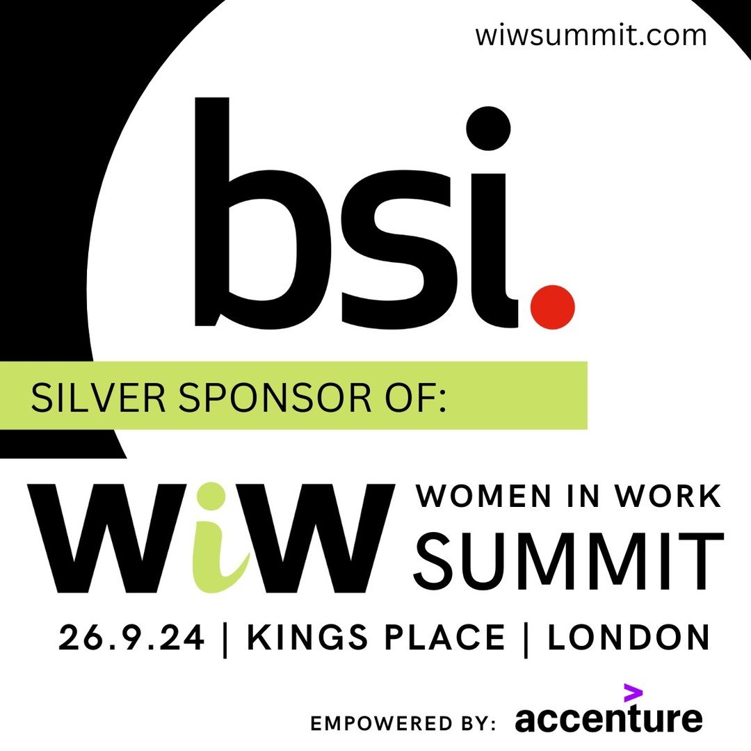 We're thrilled to welcome @bsi_mea Group as a Silver Sponsor for the this years Women at Work Summit.

Renowned for its national guidelines benefiting UK organisations, has developed an innovative standard that serves as a toolkit for creating menstr