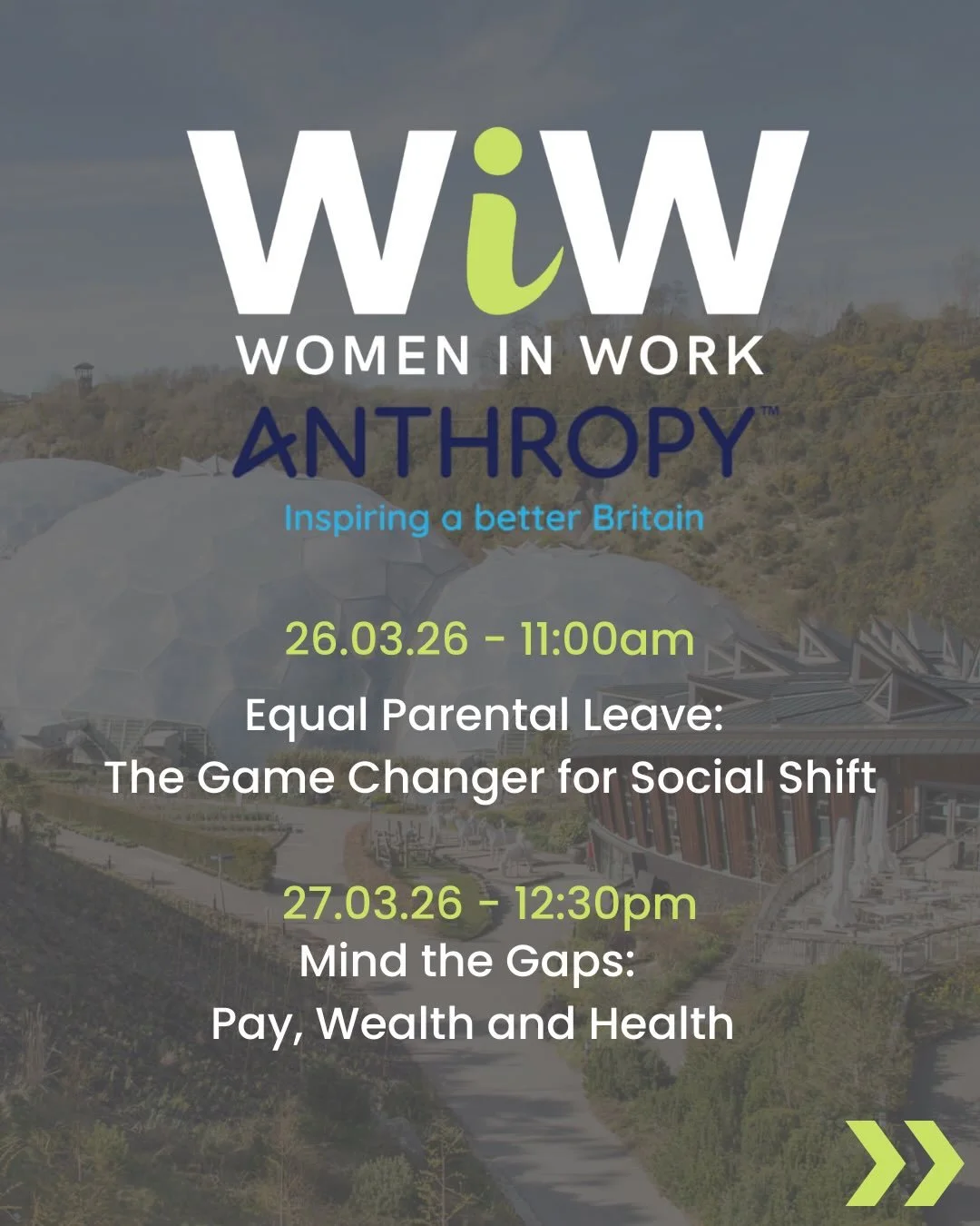 We&rsquo;re excited to share our Women in Work line-up at Anthropy UK 2026 ✨

This month, we&rsquo;re bringing together leaders, experts and working parents to explore how gender equity, women&rsquo;s health and modern family policy are critical to t