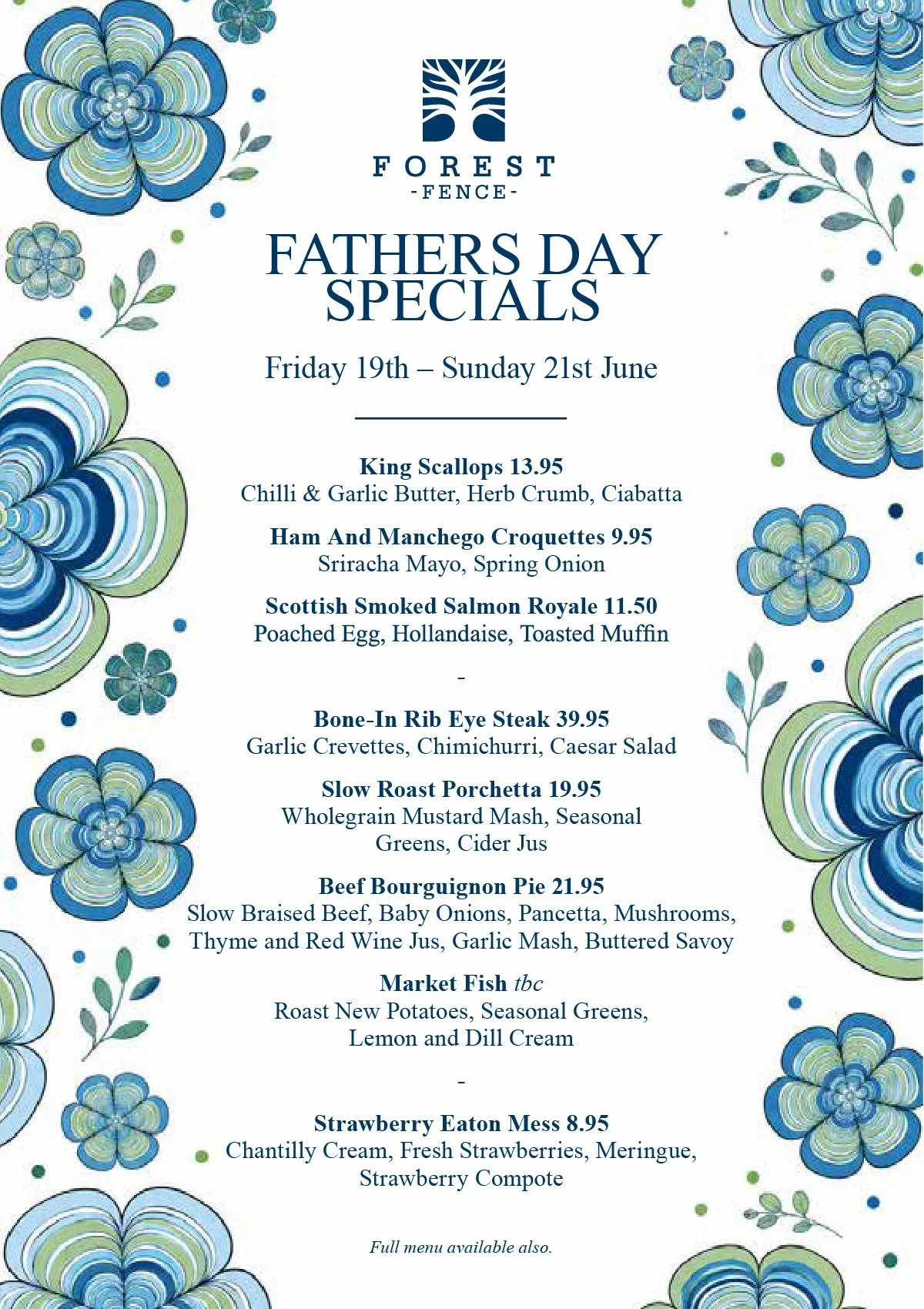 Fathers Day Specials