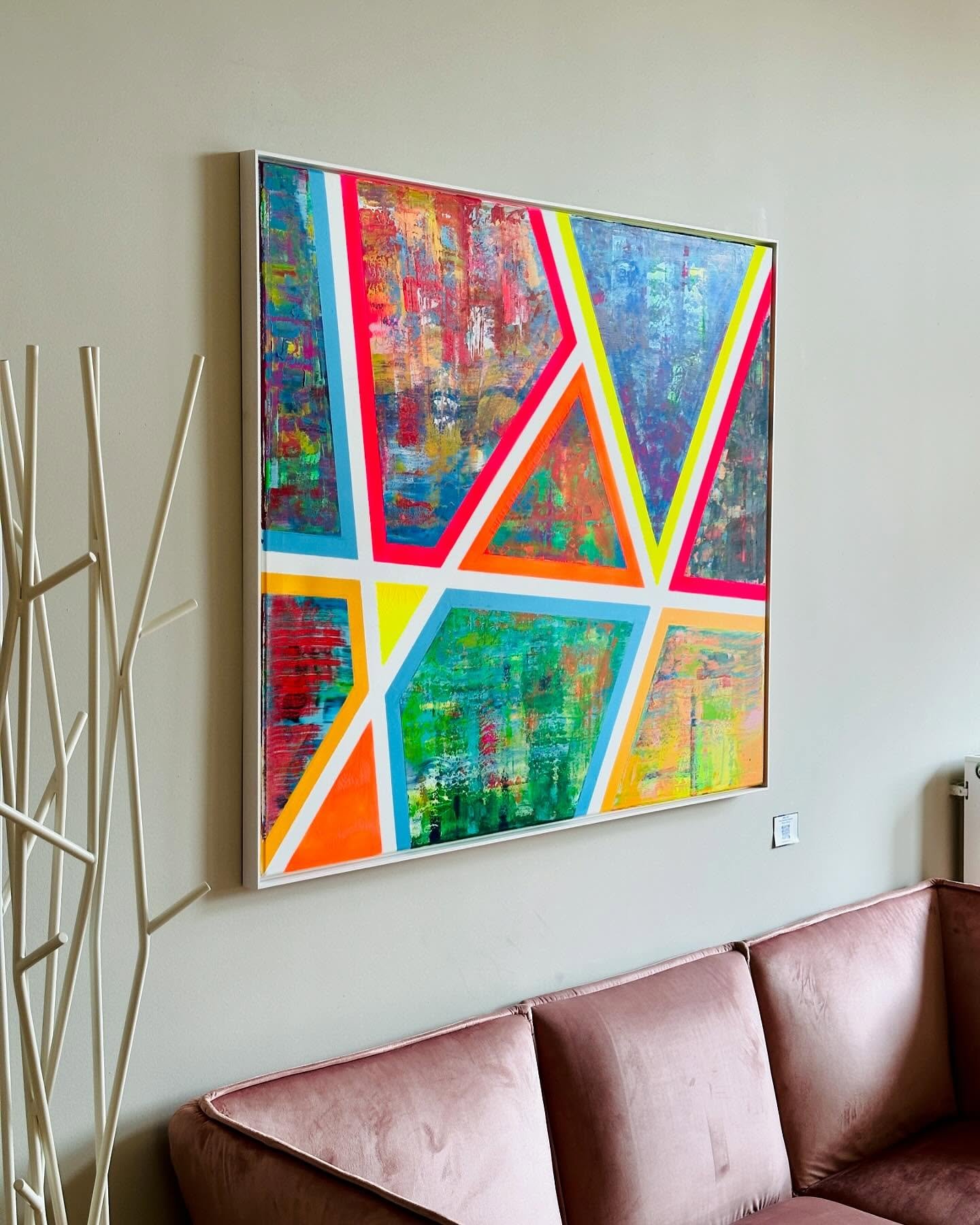 &bdquo;Der 8. Tag&ldquo; 120cm x 100cm Mixed Media auf Leinwand in der aktuellen Ausstellung bei Plastische Chirurgie am Schillerplatz. 😊

 #art #contemporaryart #painting #artist #artwork #modernart #fineart #abstractpainting #instaart #artoftheday