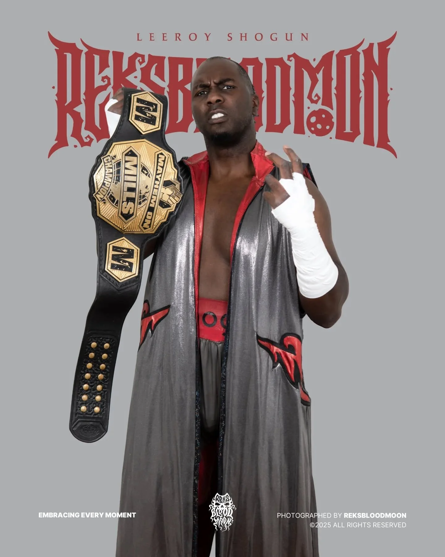 Congrats to the NEW Mayhem on Mills Champion.
&quot;The Baddest Man Alive&quot; Leeroy Shogun
 
💪: @leeroy_shogun
📸: @reksbloodmoon
🎪: @mayhemonmills 

#prowrestler #wrestling #wwe #aew #tna #nxt #raw #smackdown