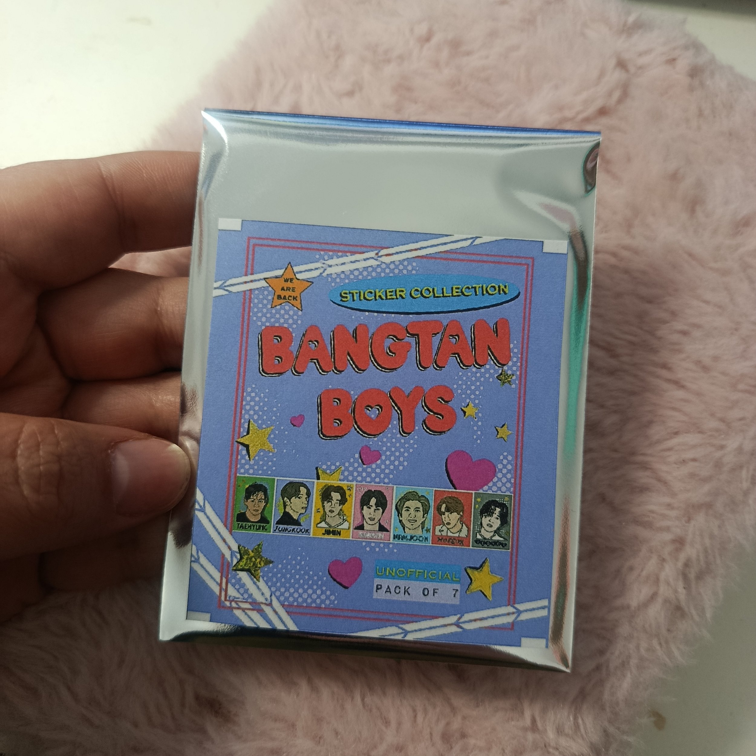 KPOP IDOLS STICKER PACK OF 7