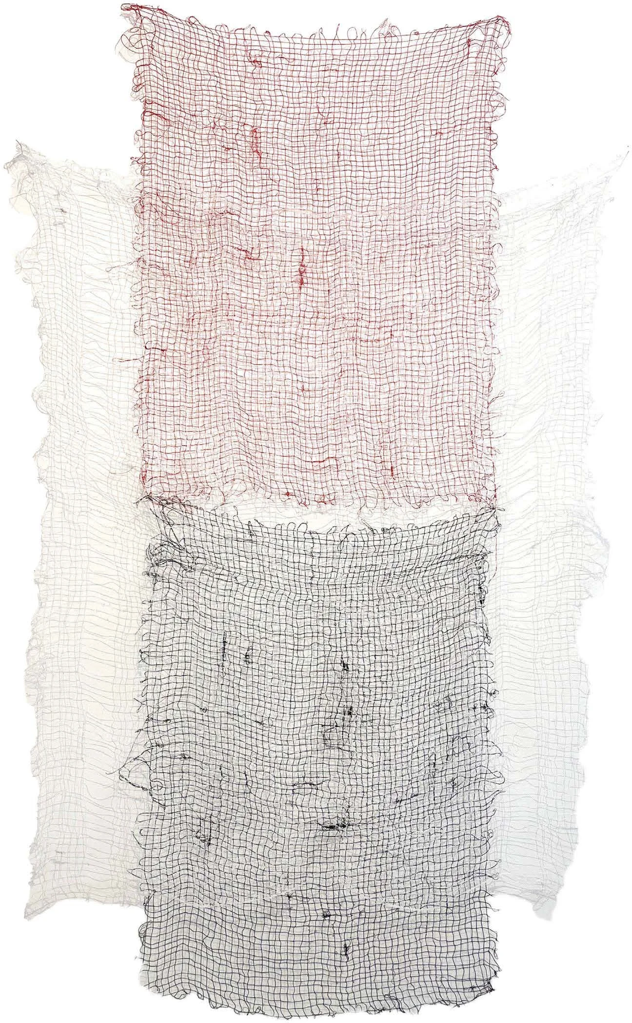 André Azevedo, Três Panos, 2024
Hidrotelas Series
Stitching on soluble film
48.8 x 28.3 in