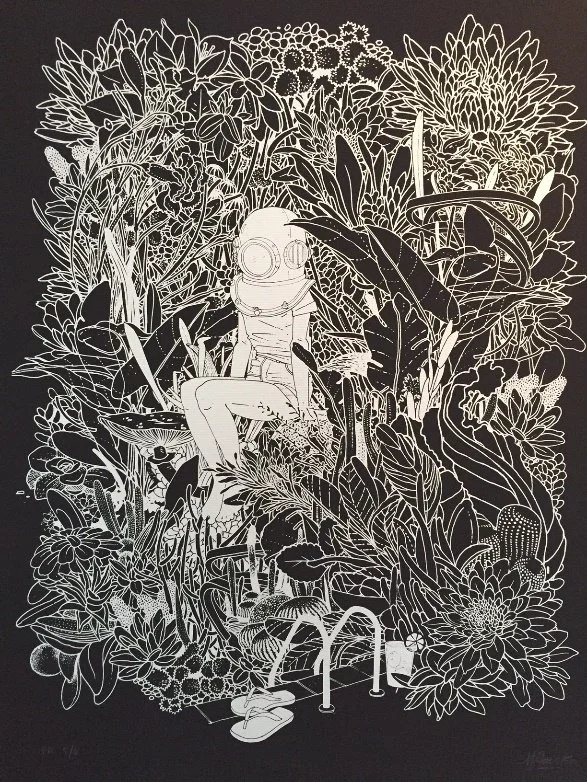 Mateu Velasco, Pool - PA 5/6
Media: silkscreen on paper
18 x 24 in