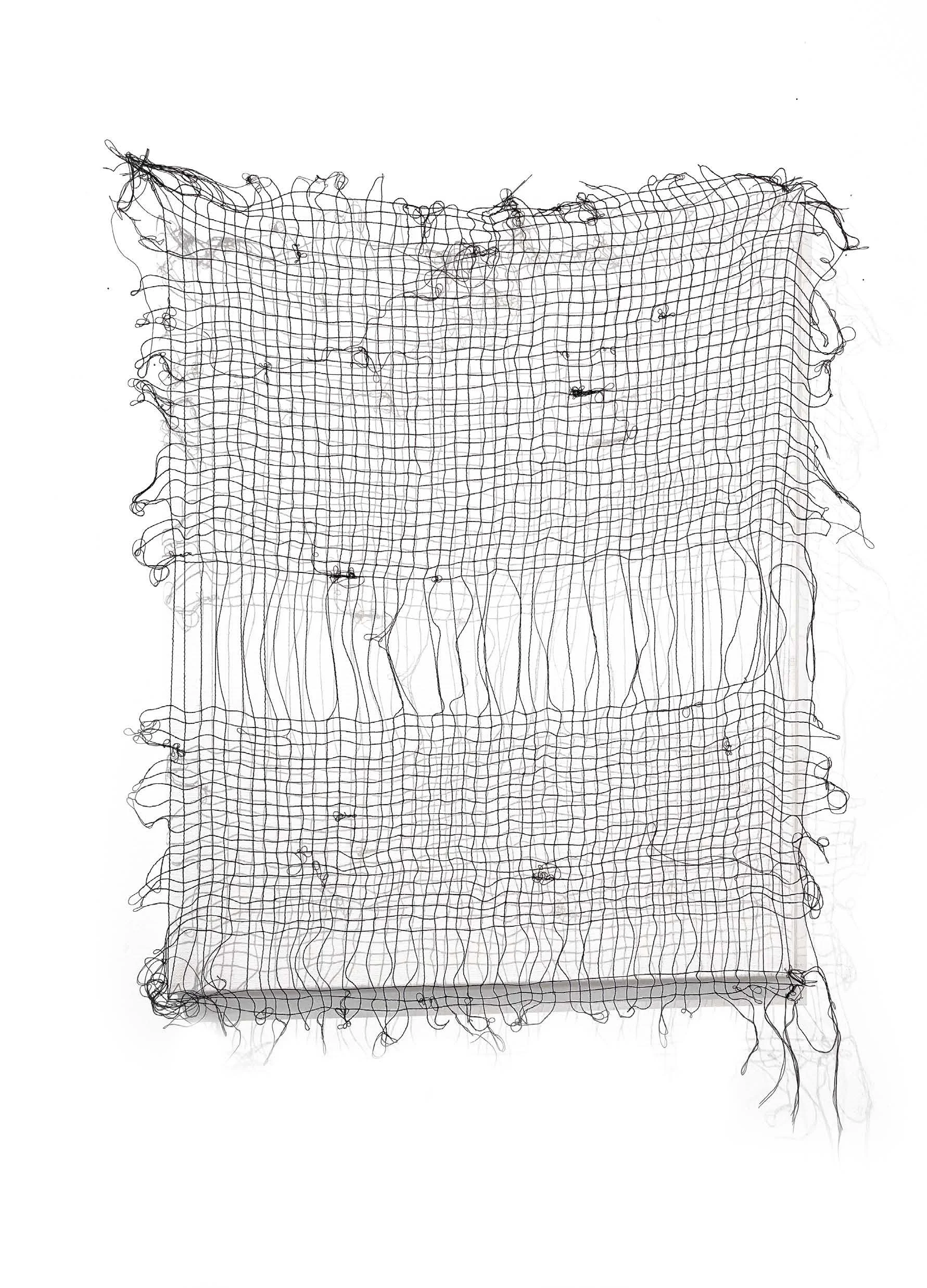 André Azevedo, Sobre Tela, 2024
Hidrotelas Series
Stitching on soluble film
20.4 x 16.9 in