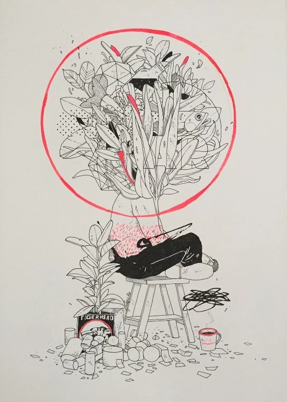 Mateu Velasco, No title - Original
Media: Indian Ink
and acrylic on paper Size:
15 x 21.75