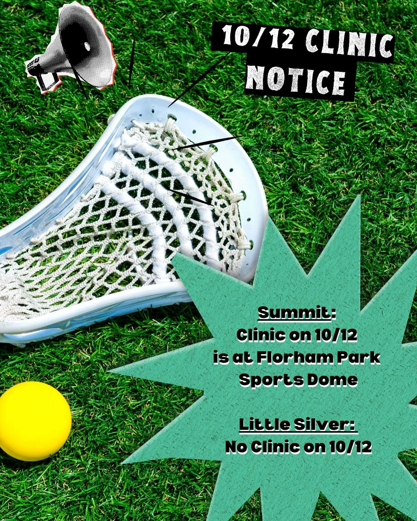 Sunday Swax Updates! ☔️
Kent Place will take place, indoors at the Dome on 10/12. 
Little Silver, we&rsquo;ll see on 10/19.
