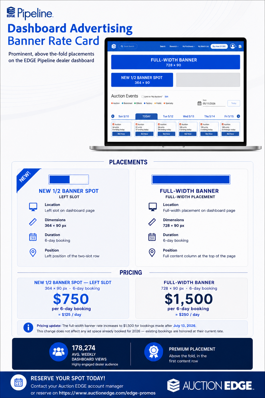 Auction EDGE- EDGE Pipeline Banner Ads