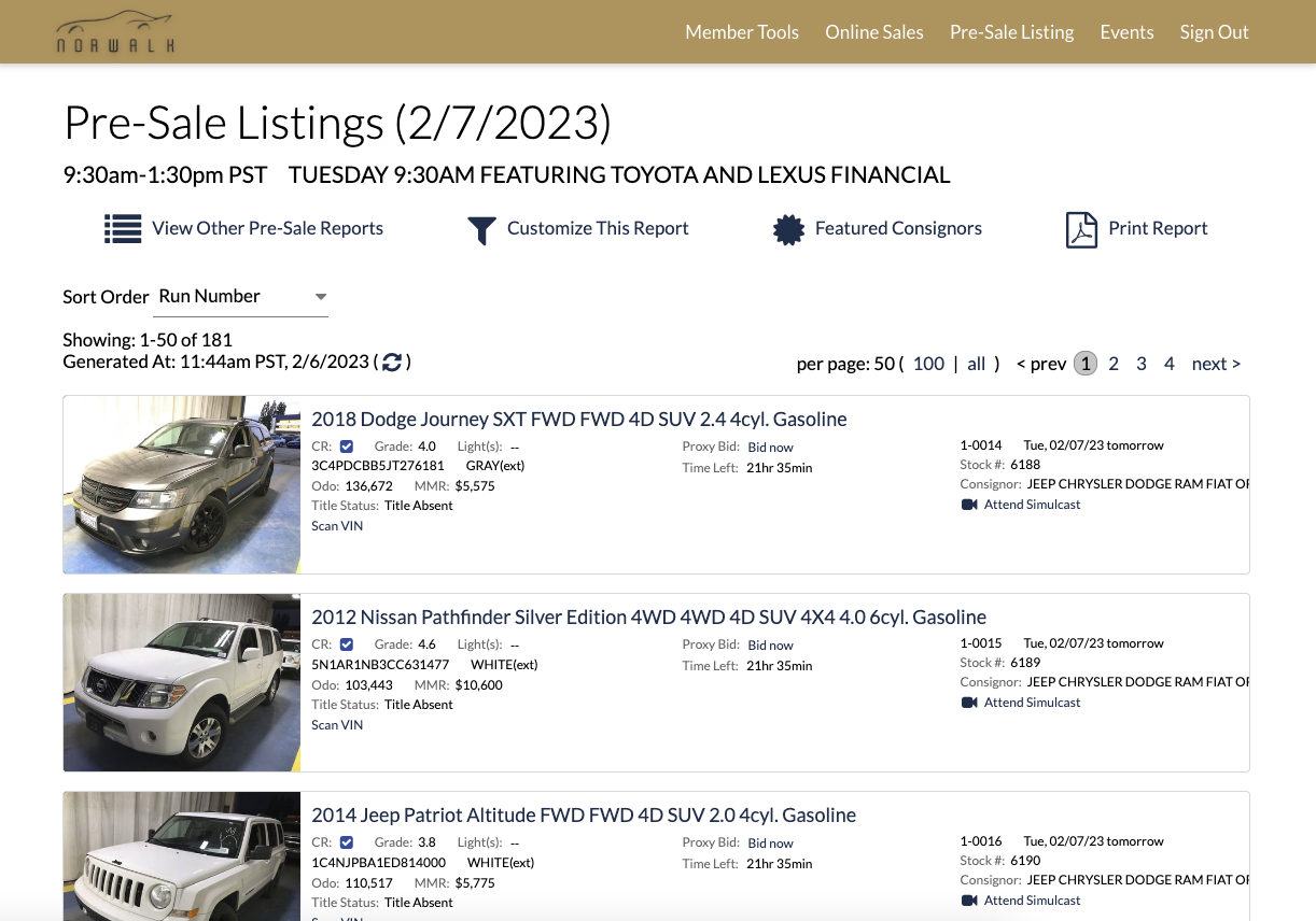 EDGE Lookout — Auction Edge