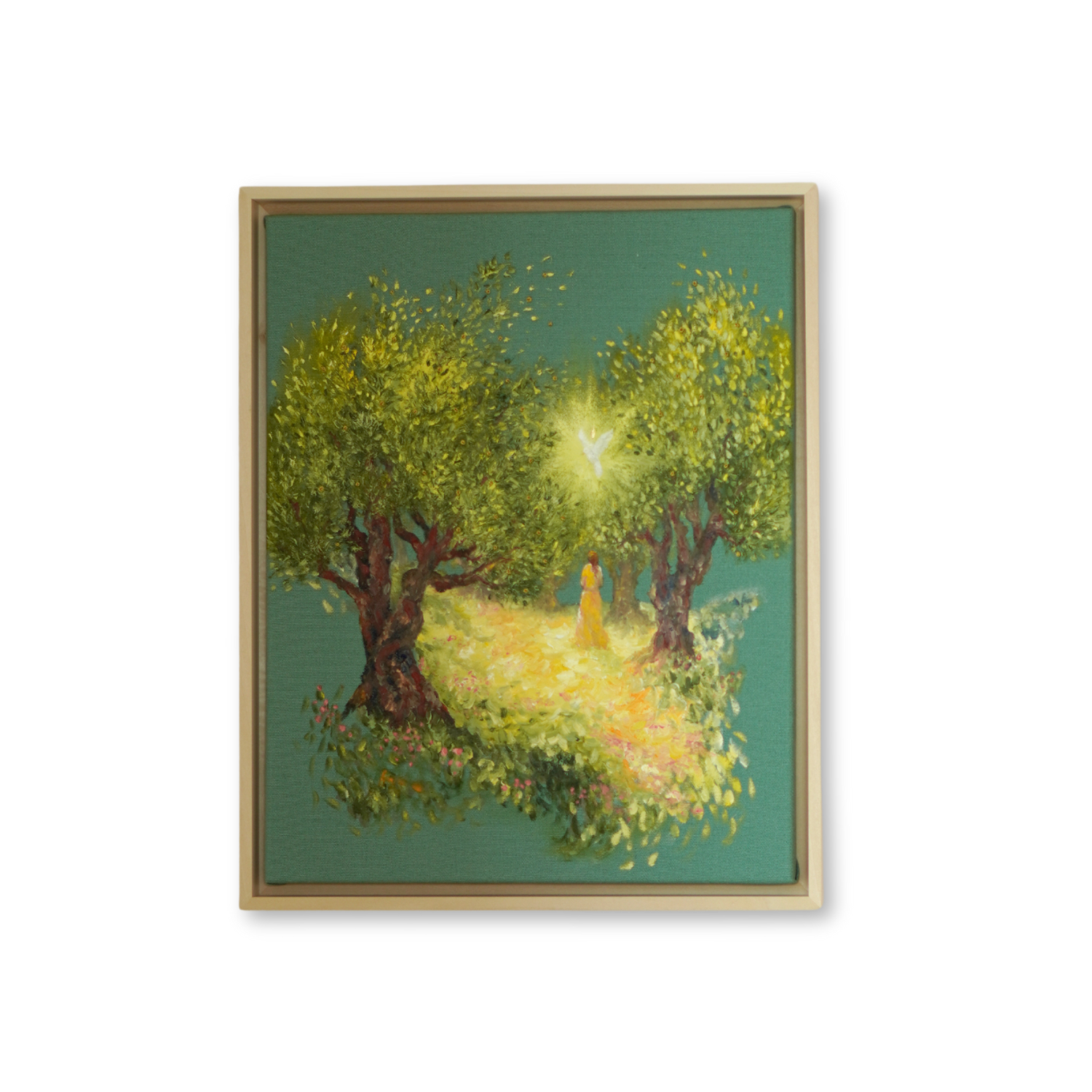 Du salbst mein Haupt mit Öl, christliches Kunstwerk von Natalie Ingerle