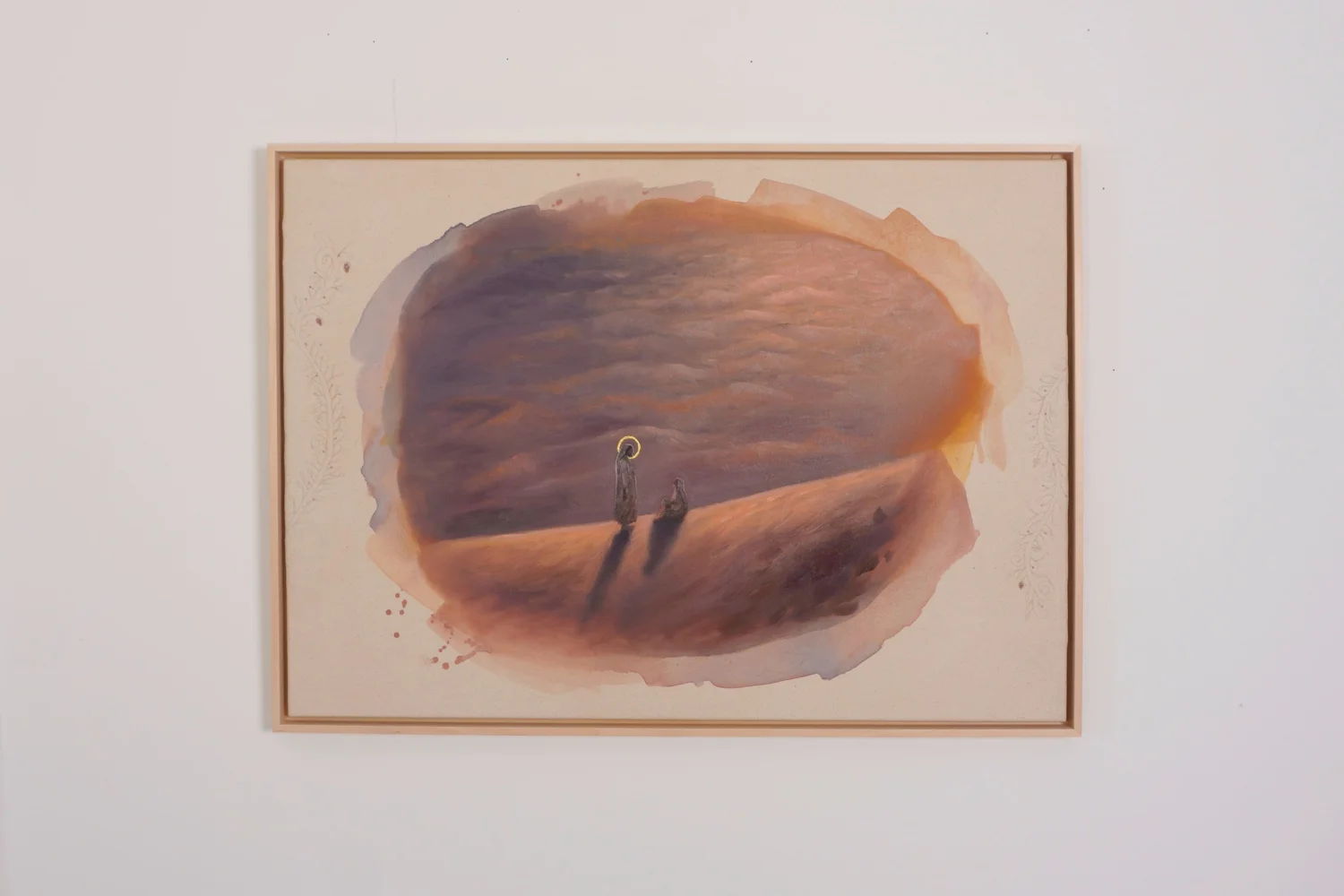 Midbar von Natalie Ingerle an einer weißen Wand