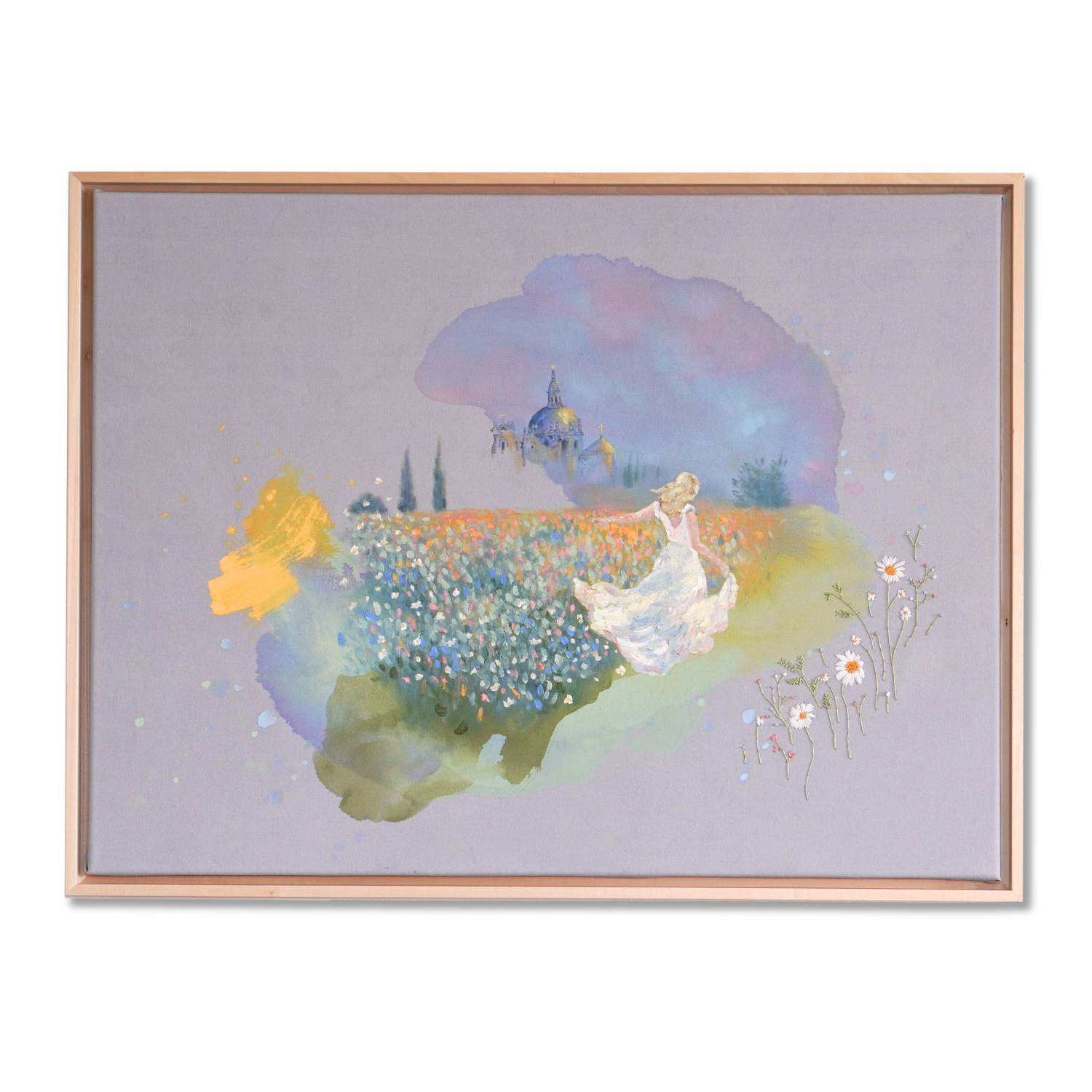 Güte und Barmherzigkeit werden mir folgen mein Leben lang, christliches Kunstwerk von Natalie Ingerle