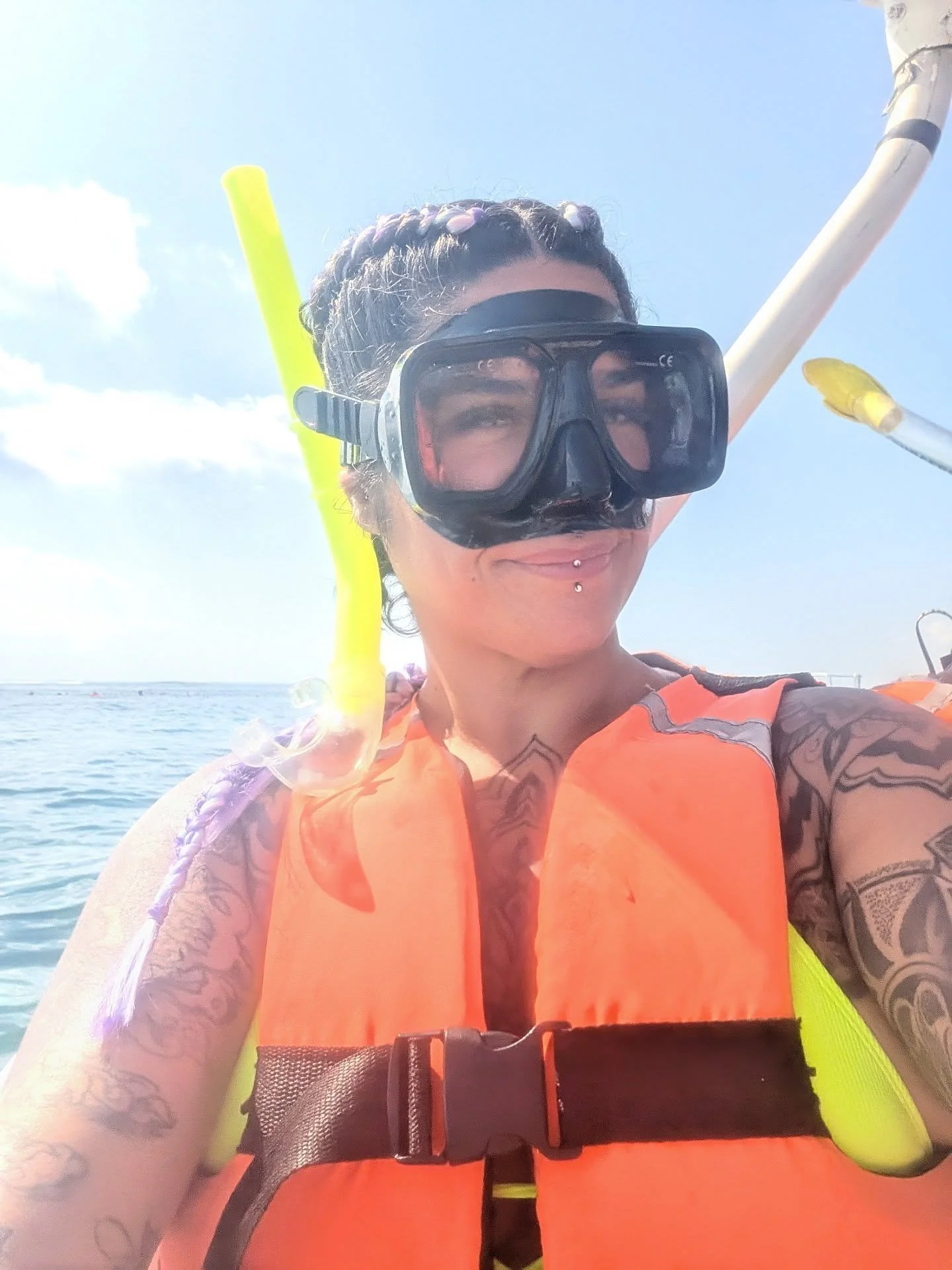 Snorkeling Day was one of my FAVORITES! We swam with SEA TURTLES (hey #Crush), saw barracudas, a school of fish, a conch shell, tasted SO MUCH Tequila 😅, and fed the monkeys behind the 7-Eleven! Also, I believe this was the day I contracted the flu 