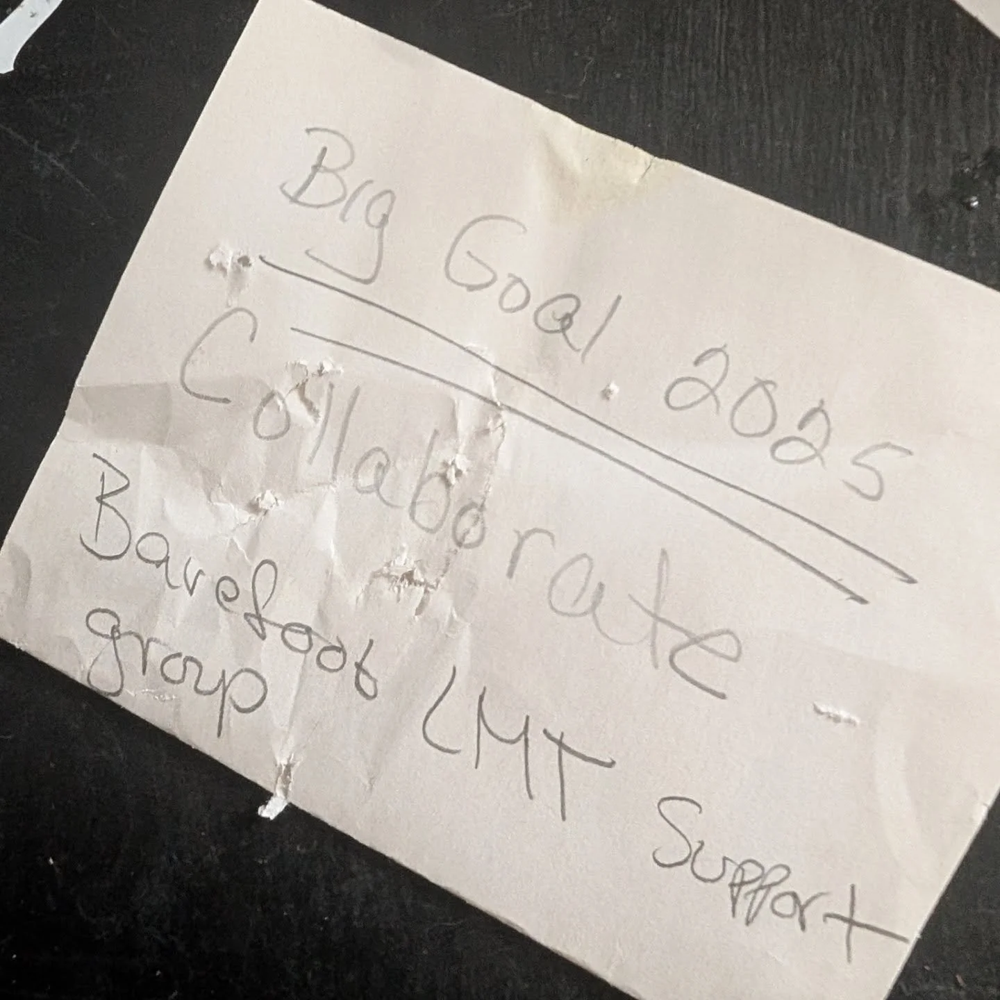Since 2023 I've been searching for a support group for licensed barefoot massage therapists. A group for us to ask questions, give each other feedback, guidance, and share knowledge. I've joined many groups, but nothing felt quite like what I was loo