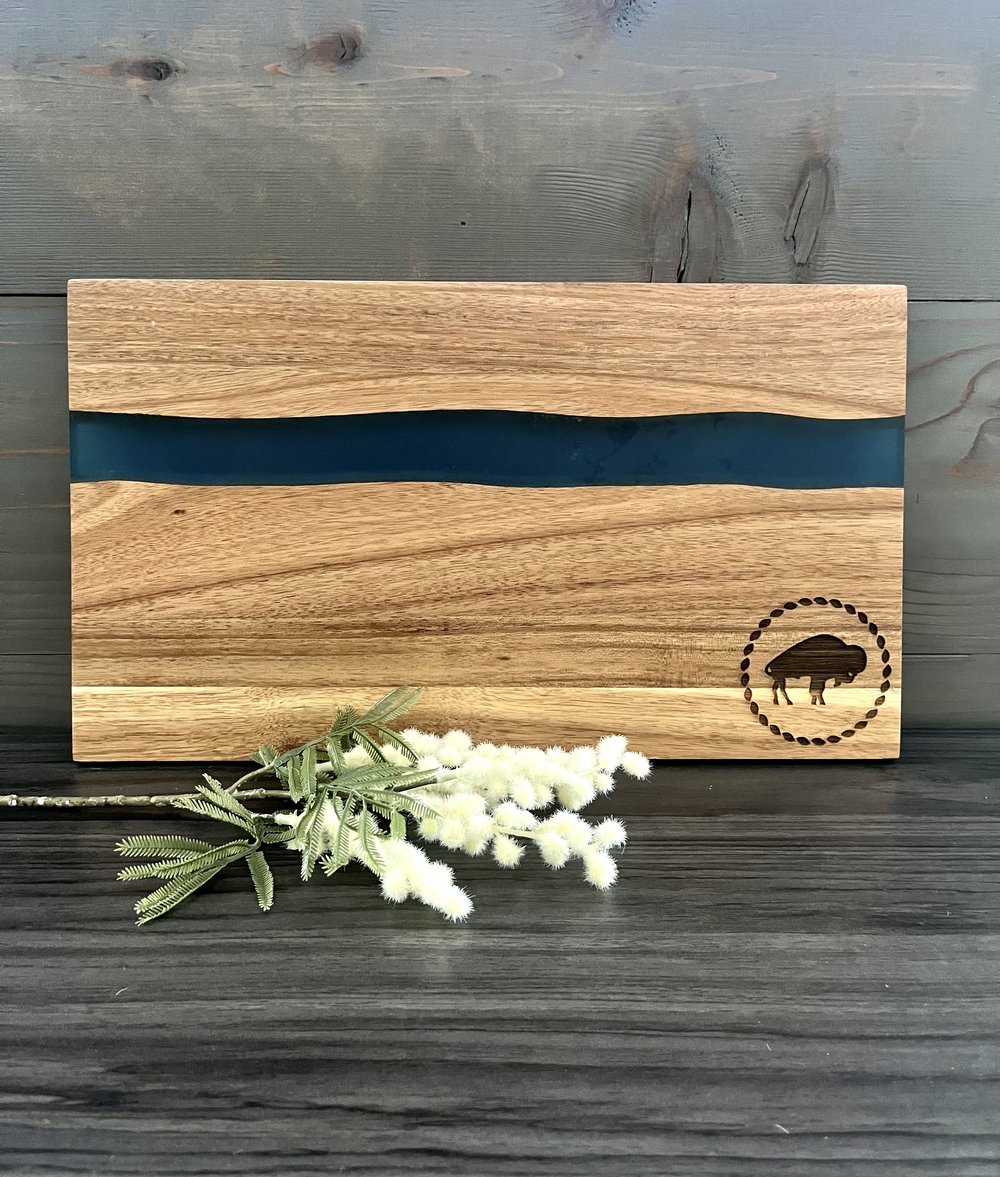 Handmade Acacia Cutting Board. – Blue Flame Goods