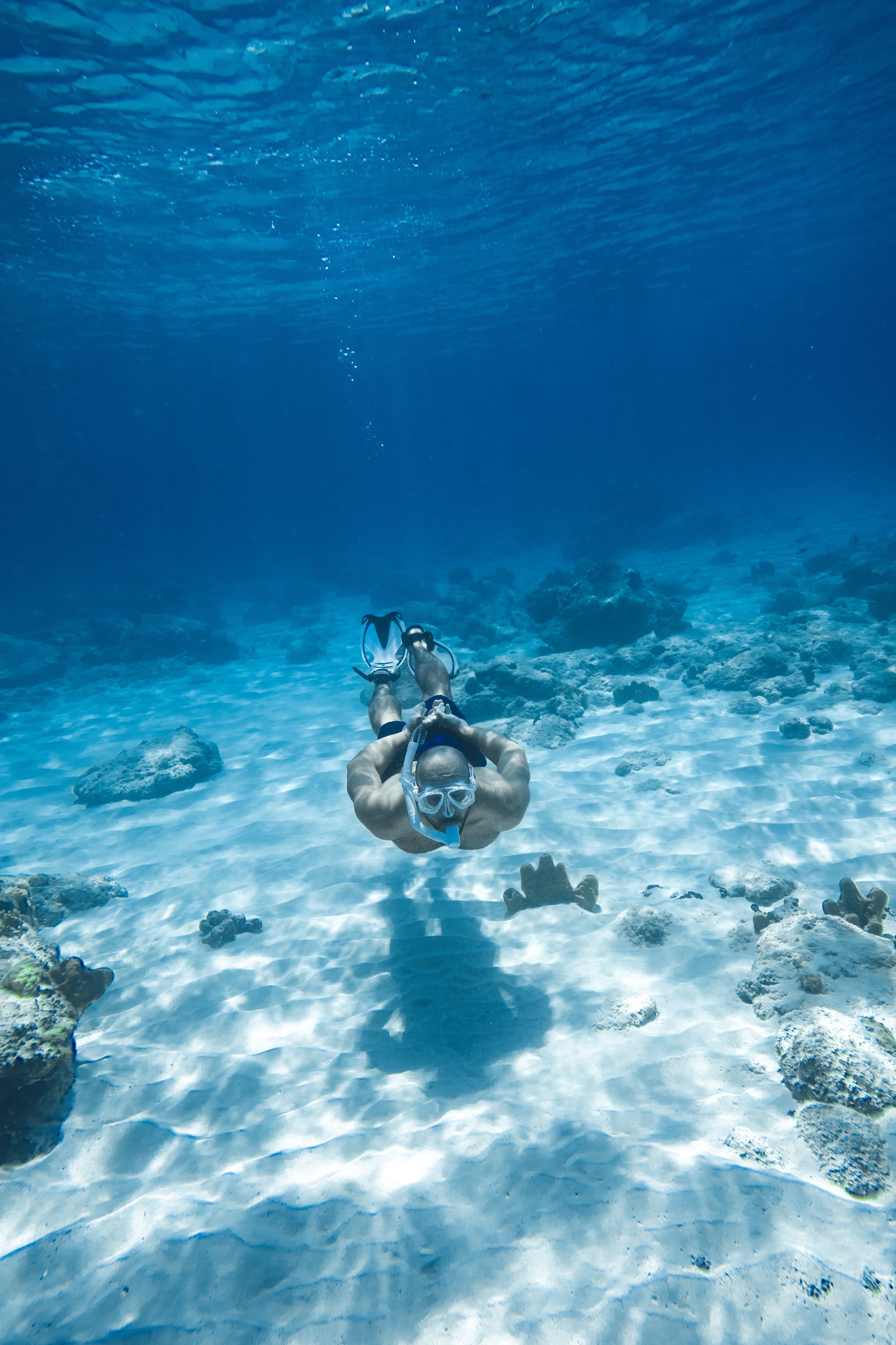 underwater snorkelling aruba