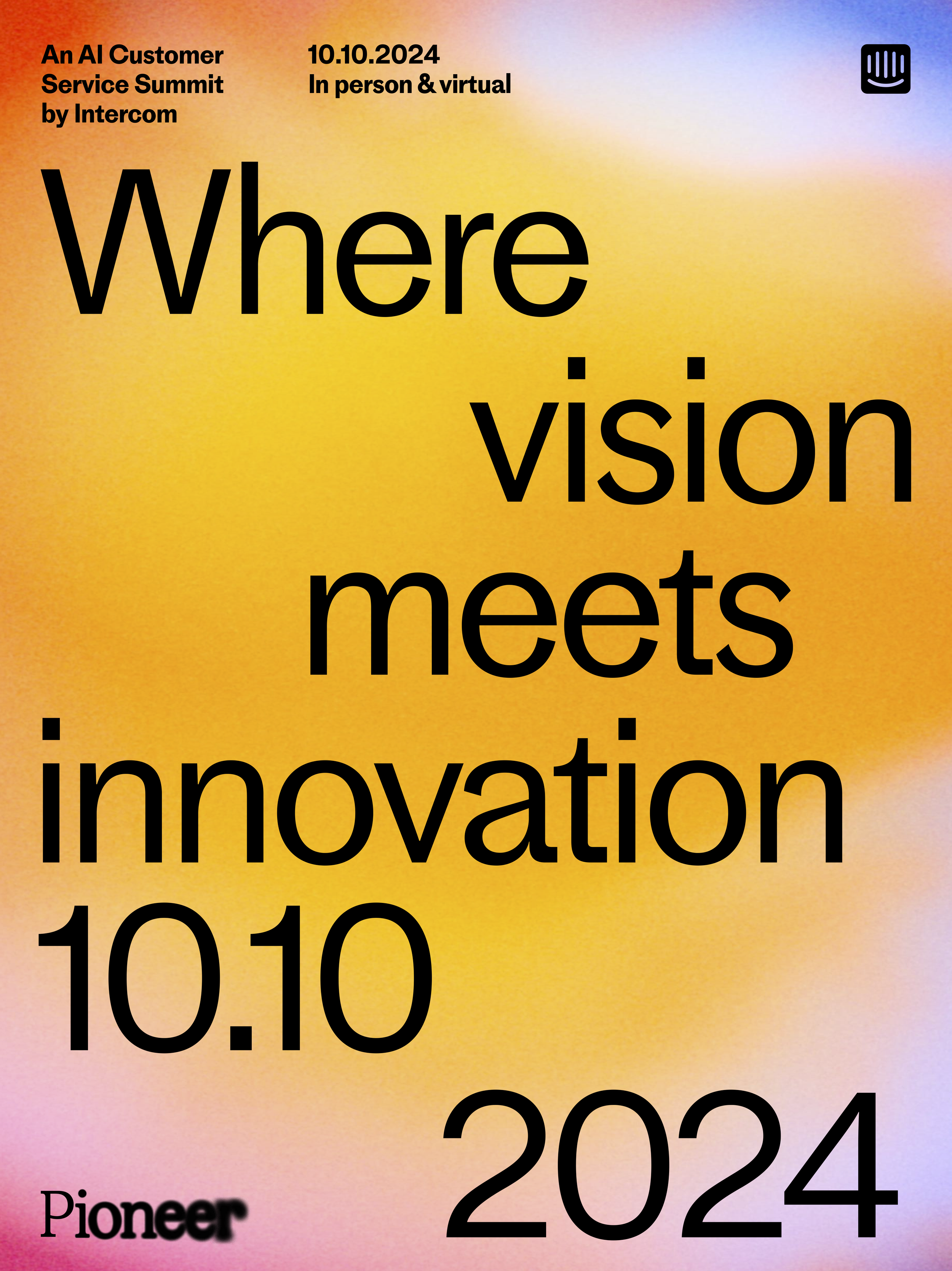 Print poster for offices and live event space