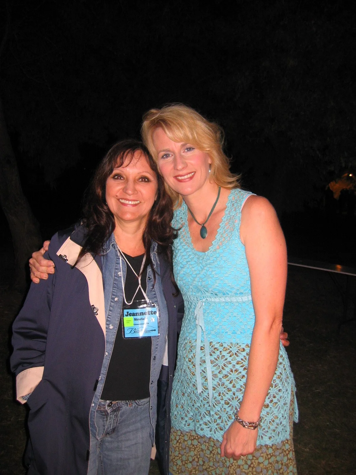 Jeannette with Sally Jones 2008