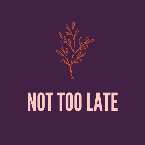 Maybe it’s not too late