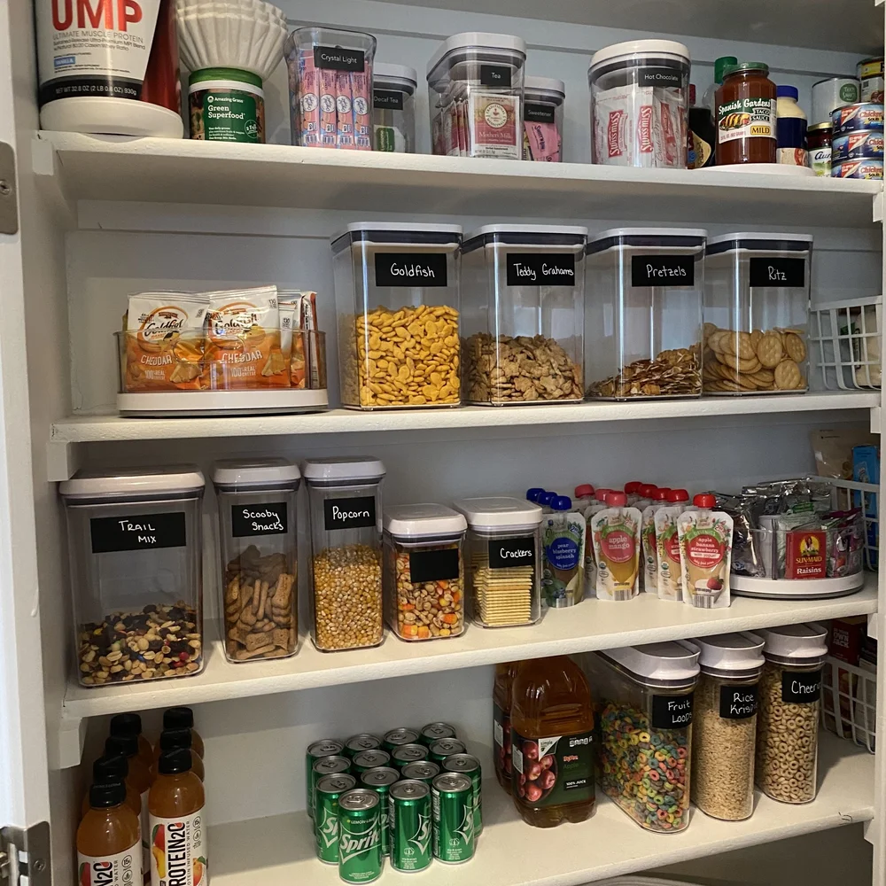 Editable organizing labels