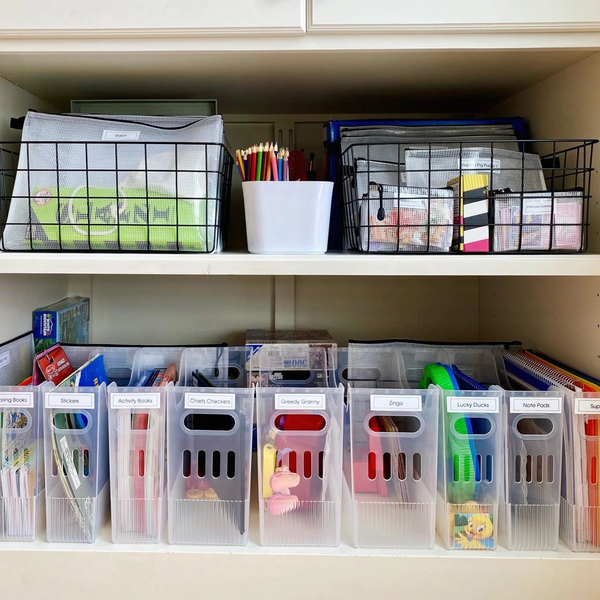 Home organized family kids games