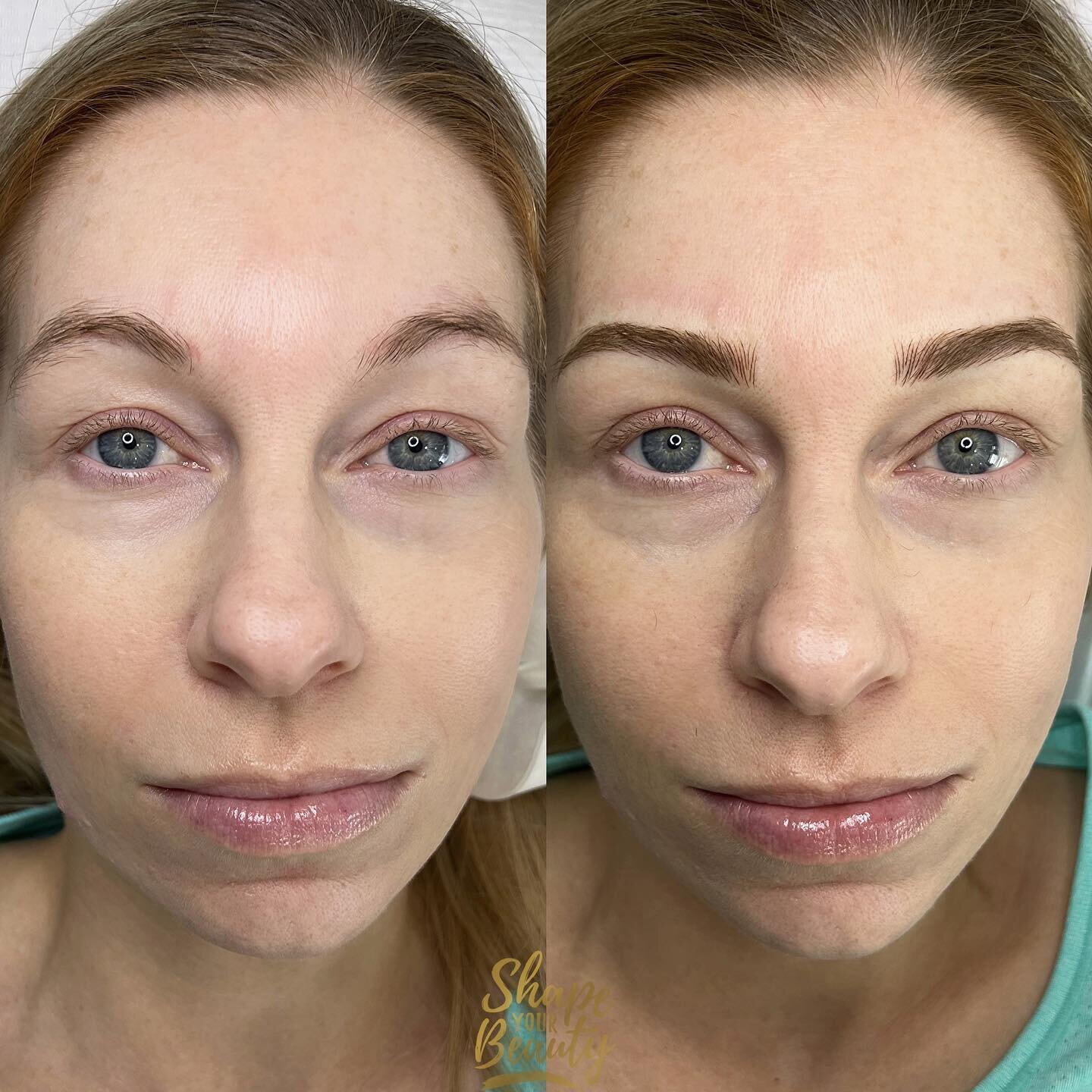 Shape CORRECTED ✅
Arch LIFTED ✅ 
Gaps FILLED ✅ 
And just like that with MIKRO MAJIK  you are off with a more youthful look 🤩😍#microblading #detroit #art #gorgeous