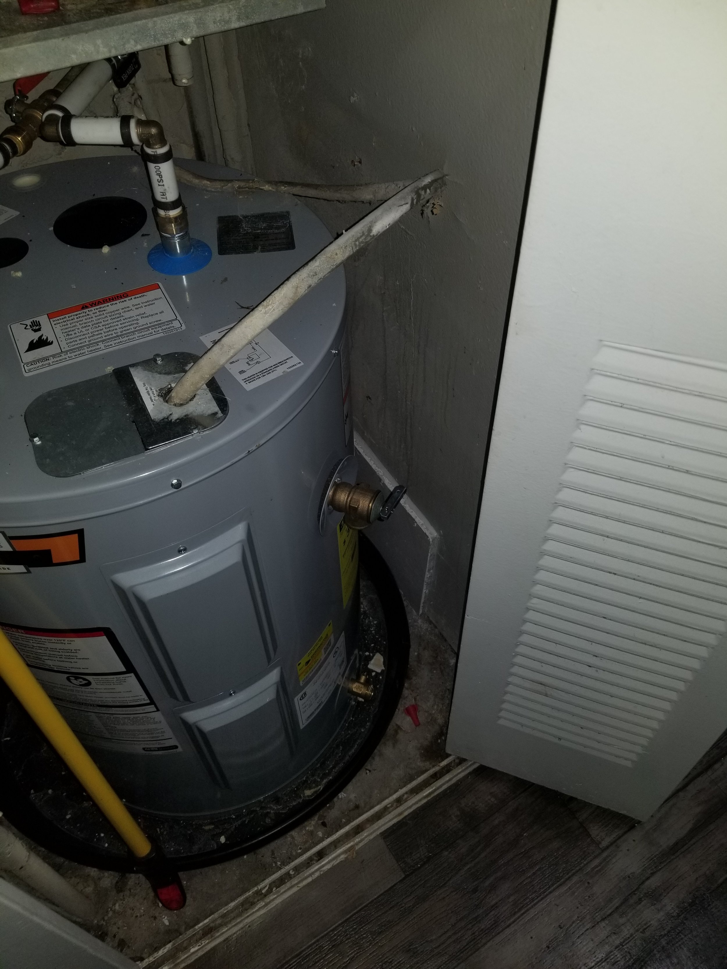 HOT WATER REPLACE
