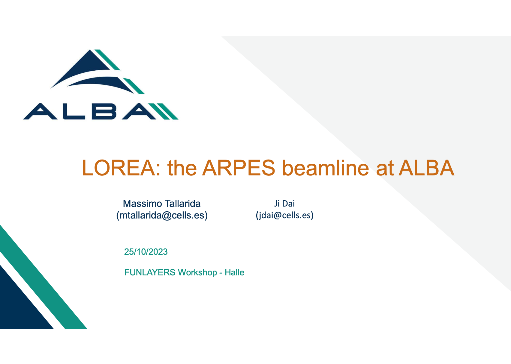 LOREA: the ARPES beamline at ALBA
