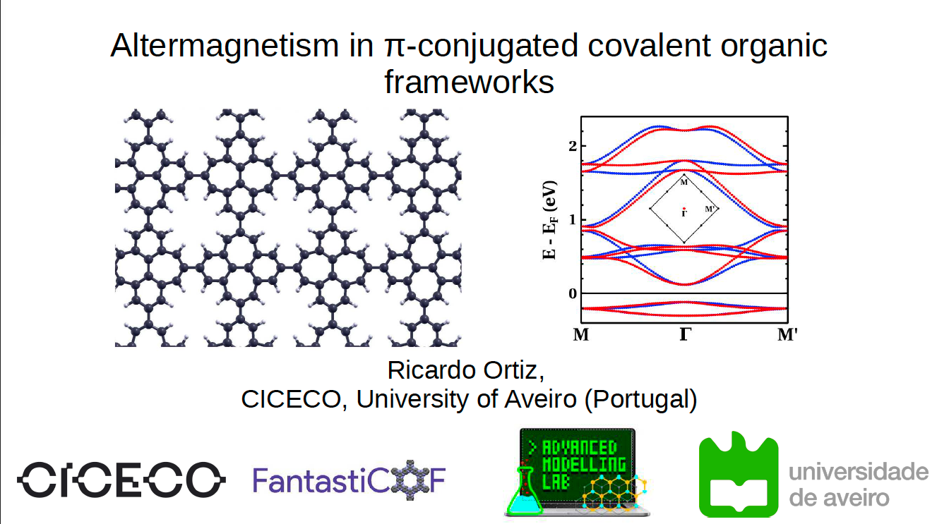 Altermagnetism in π-conjugated covalent organic frameworks