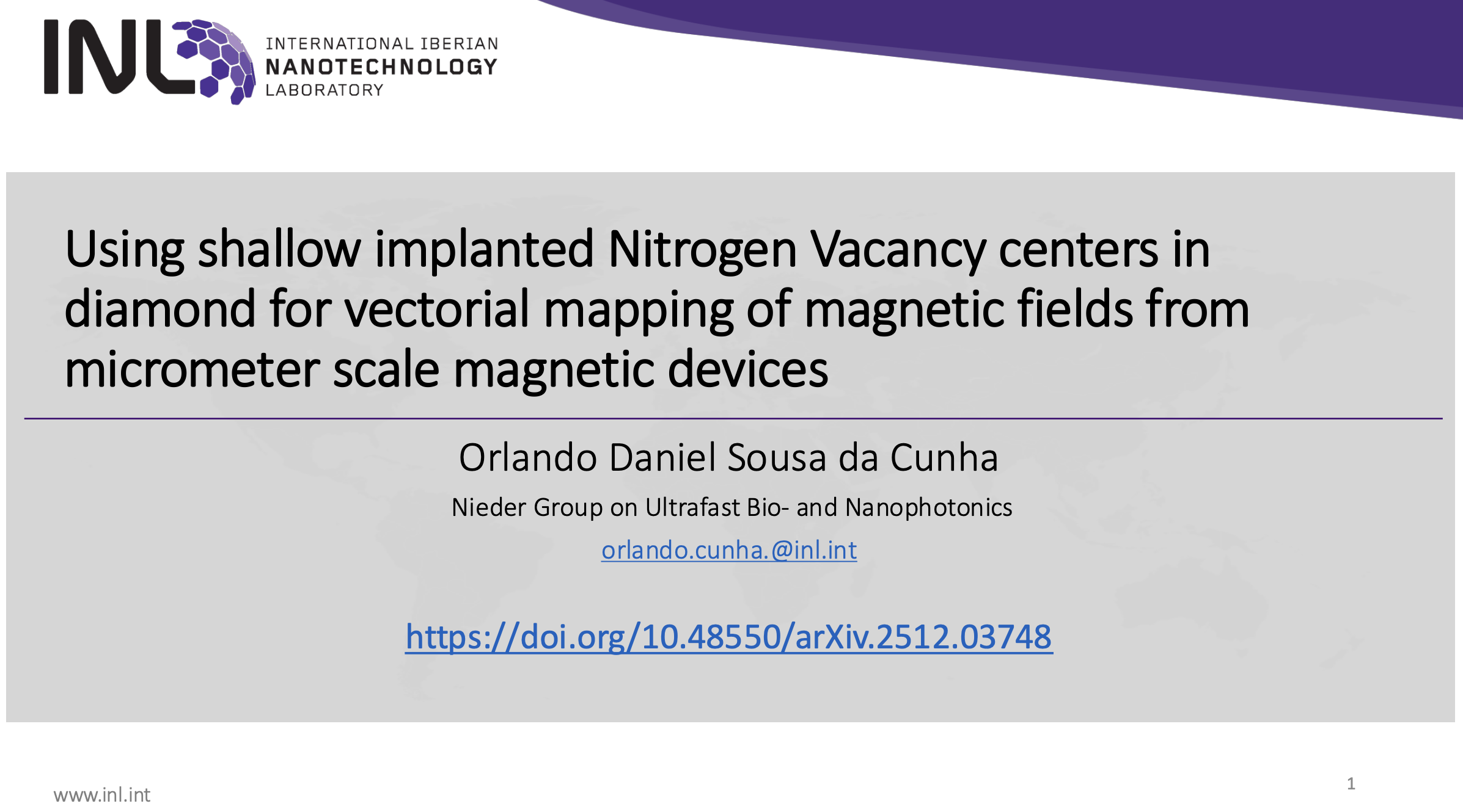 Using shallow implanted Nitrogen Vacancy centers in diamond for vectorial mapping of magnetic fields from micrometerscale magnetic devices