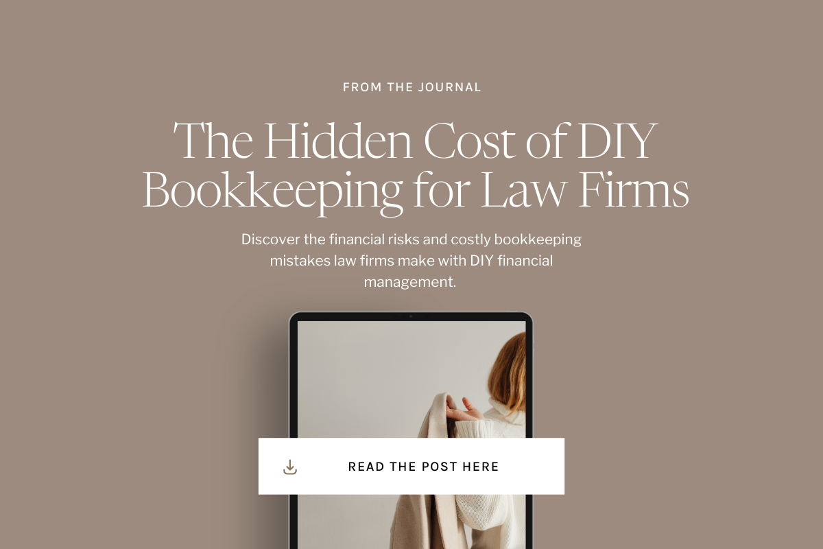 DIY Bookkeeping for Law Firms