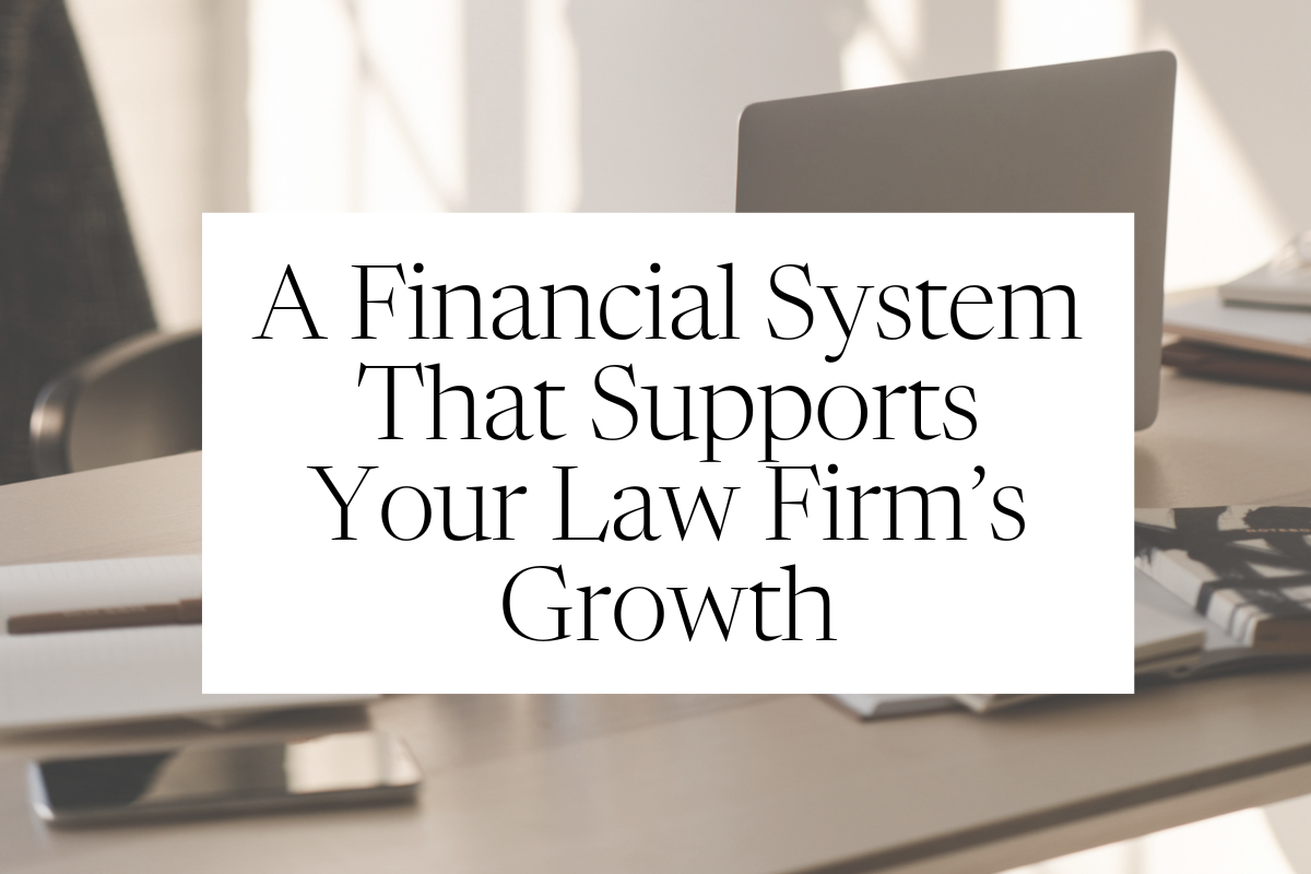 organized chart of accounts used for legal bookkeeping and financial reporting in law firms