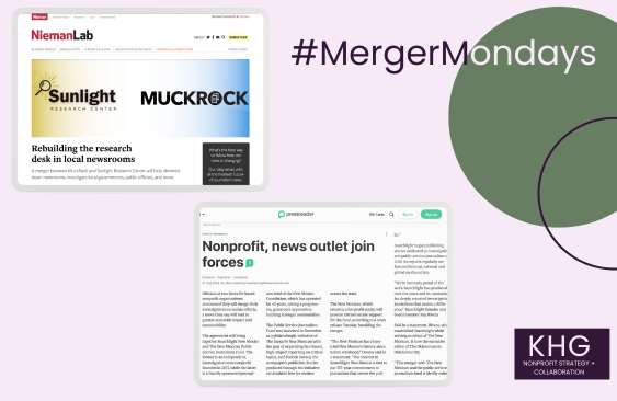 #MergerMondays:  Journalism &amp; News