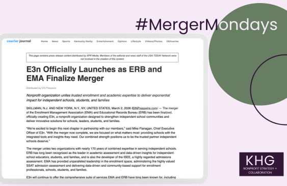 #Merger Mondays:  EMA + ERB = E3n