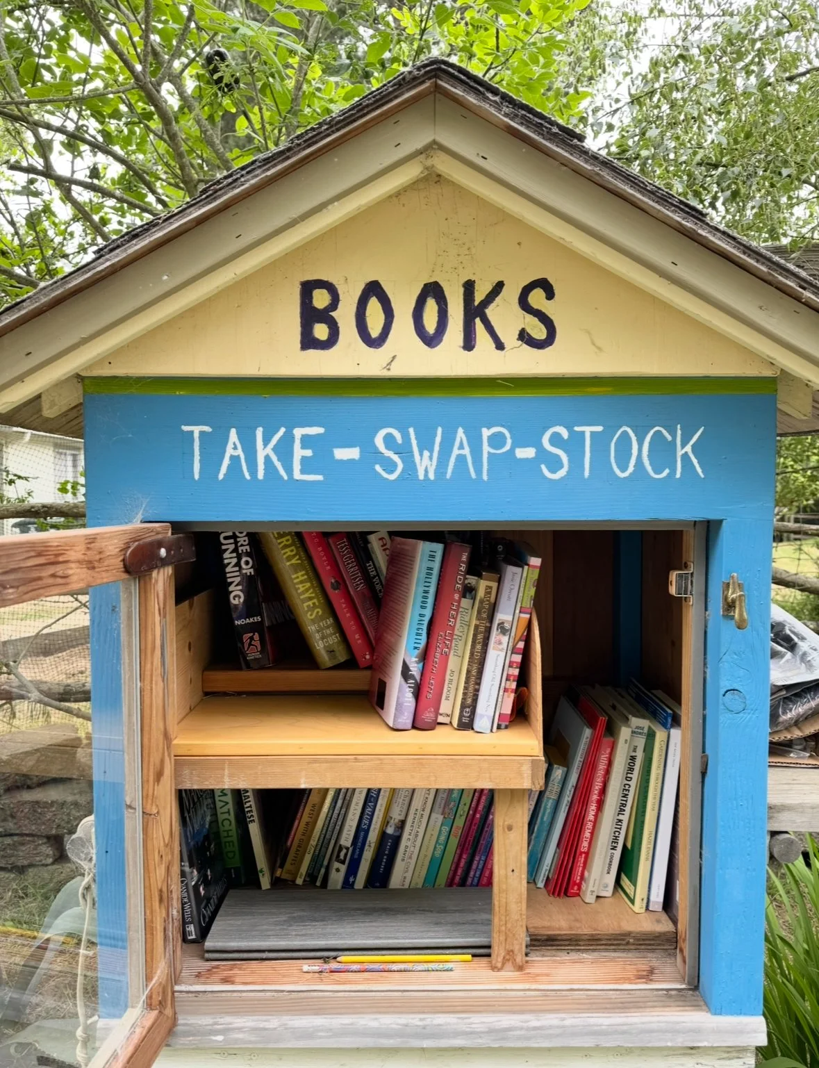 Contribute to Free Library? Postcard Swap?