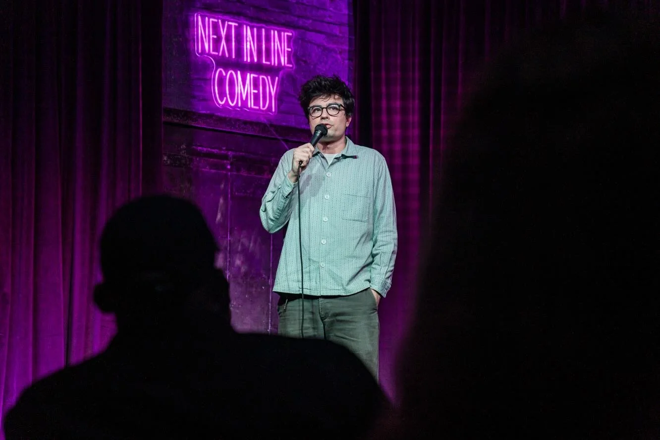 We have rising comedians hitting the stage every Friday and Saturday all month long! Bring your favorite cousin or the in-laws this holiday season for some laughs at Next In Line - tickets available at the link in bio 🎟️