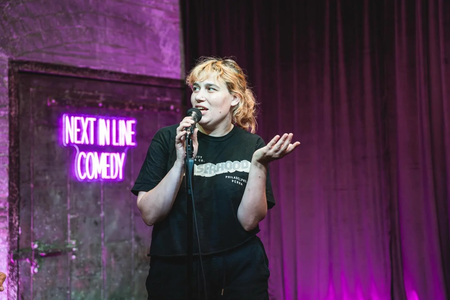 TL:DR Kellys final weekend at Next In Line.  Come toast to the best. And tip extra heat.

No, really. Kelly is the best ever and the OG bartender for Next In Line Comedy Club and you must come see her one last time behind our bar.  BUT bc she is the 