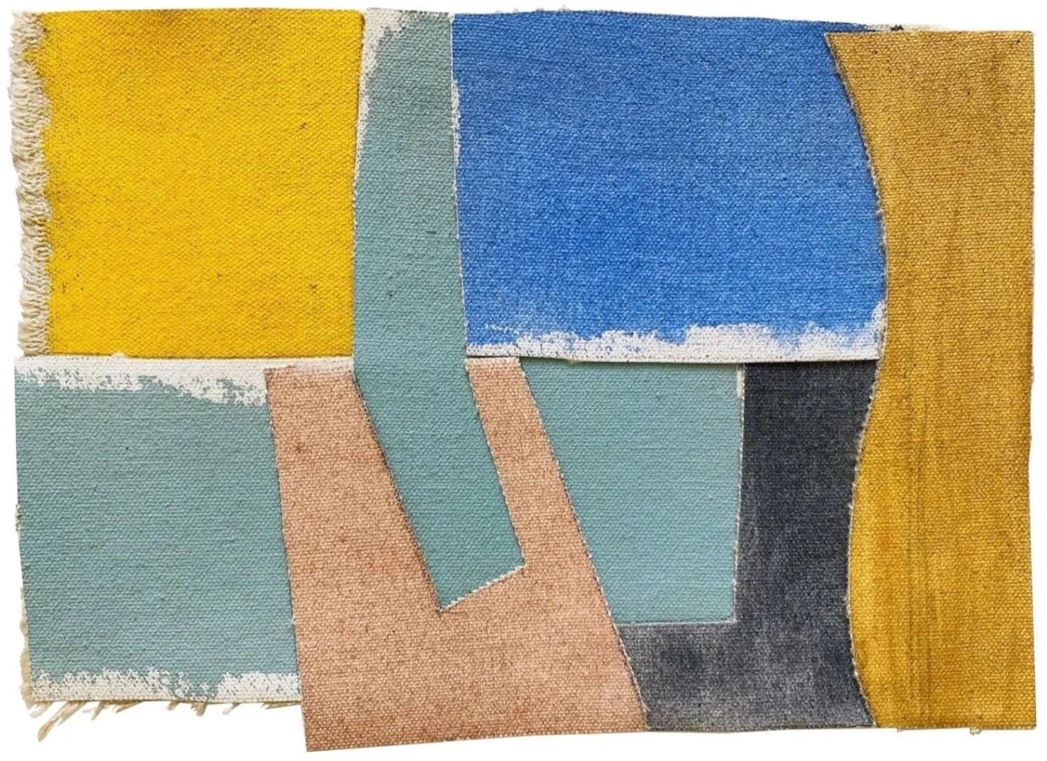 Gerald Johnson, Untitled, 1984, acrylic on collaged canvas, 7 x 10 1/2 inches: $2,000