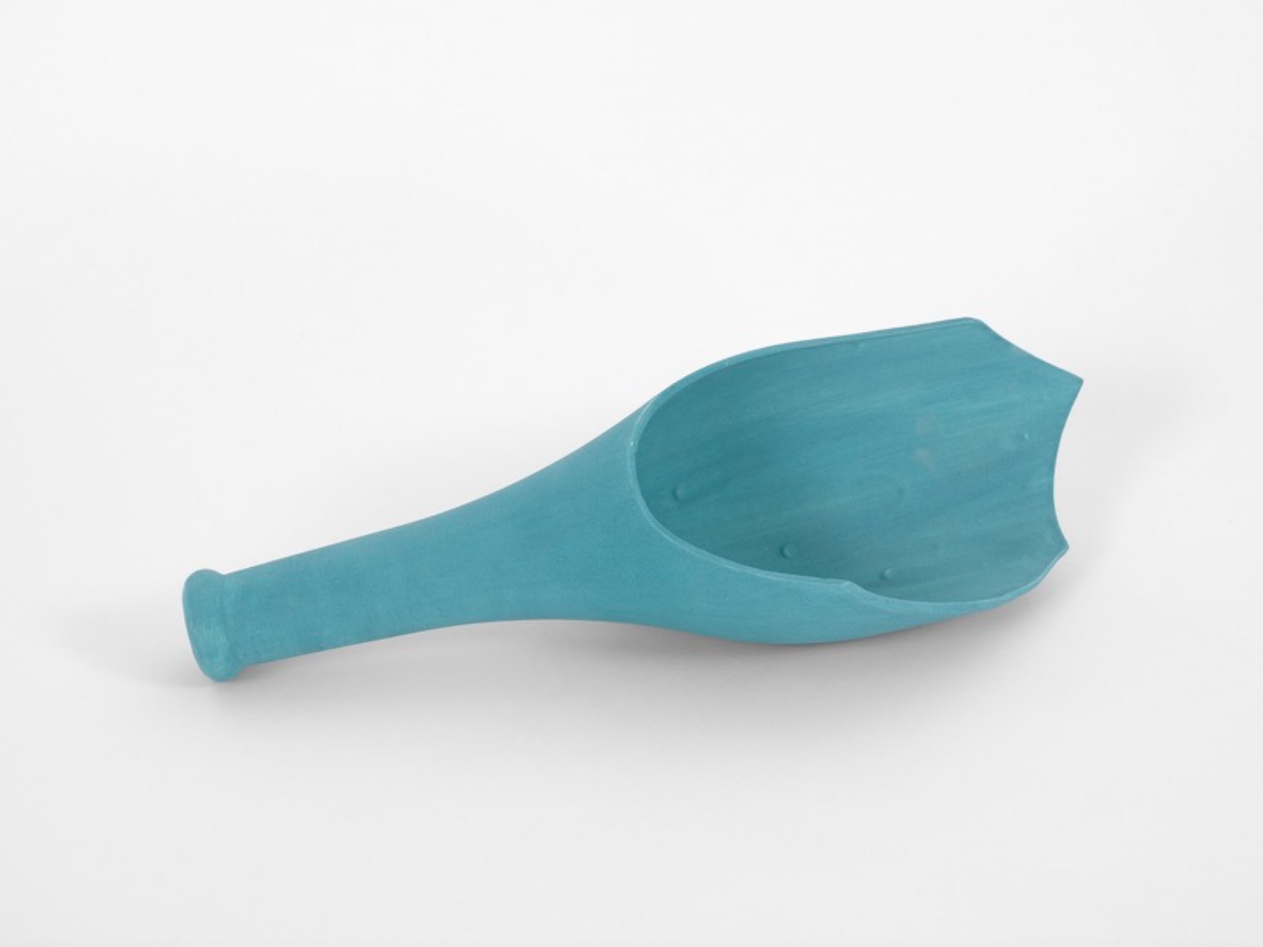 Cannupa Hanska Luger, Untitled [ar-ti-fa-ct], 2019, ceramic, 3 x 10 1/2 x 3 inches: $4,000