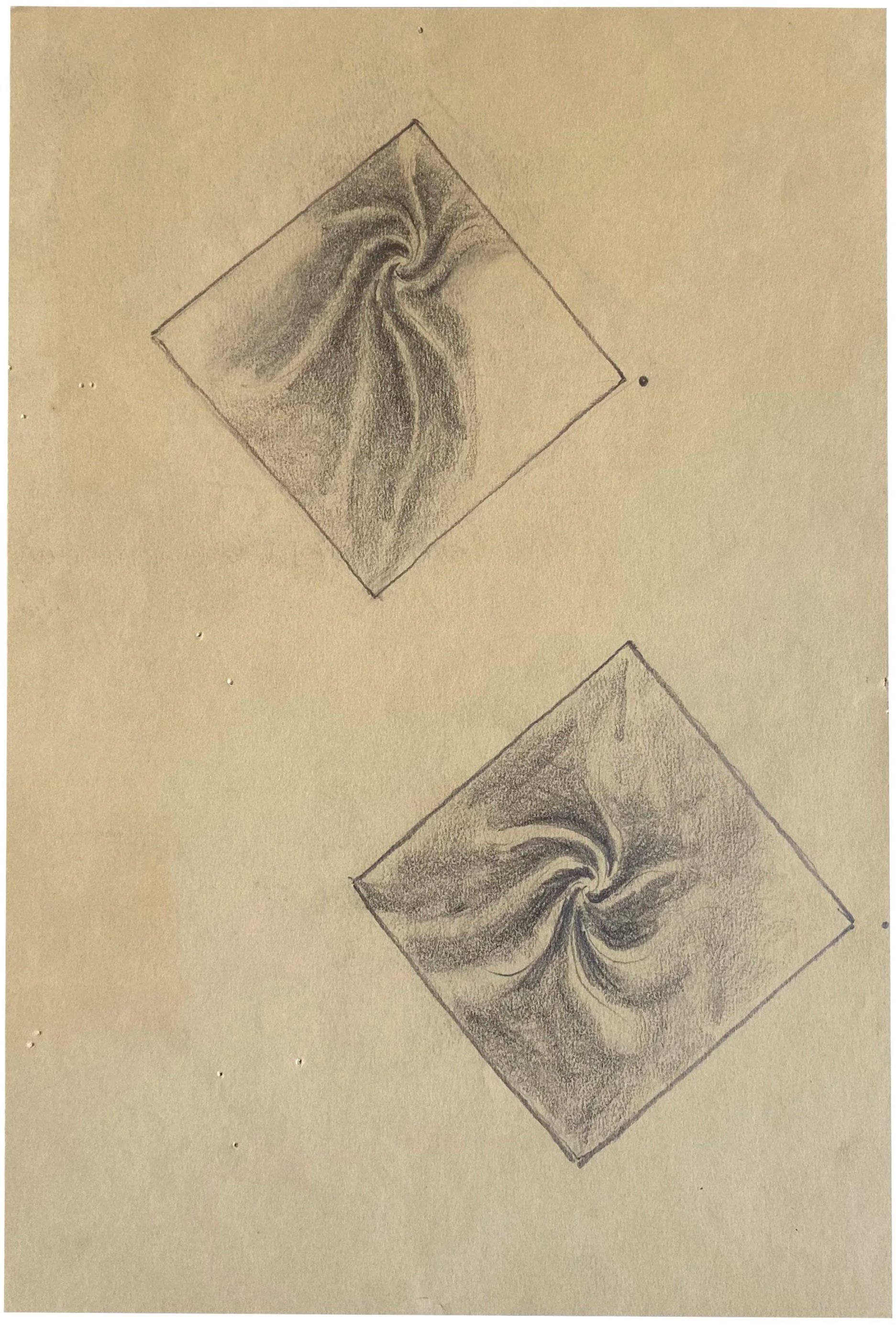 Sewell Sillman, Untitled [Sketch], c. 1970, graphite on paper, 11 5/8 x 7 7/8 inches