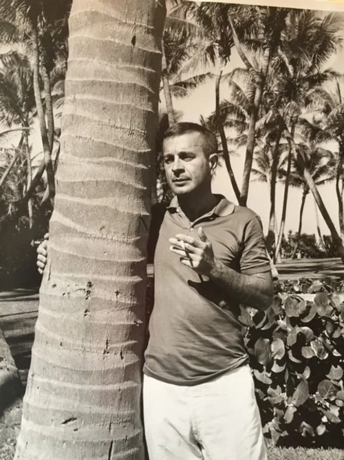 Dudley Huppler at Alice DeLamar's Palm Beach, FL Estate, n.d.. Image courtesy Nona Footz.