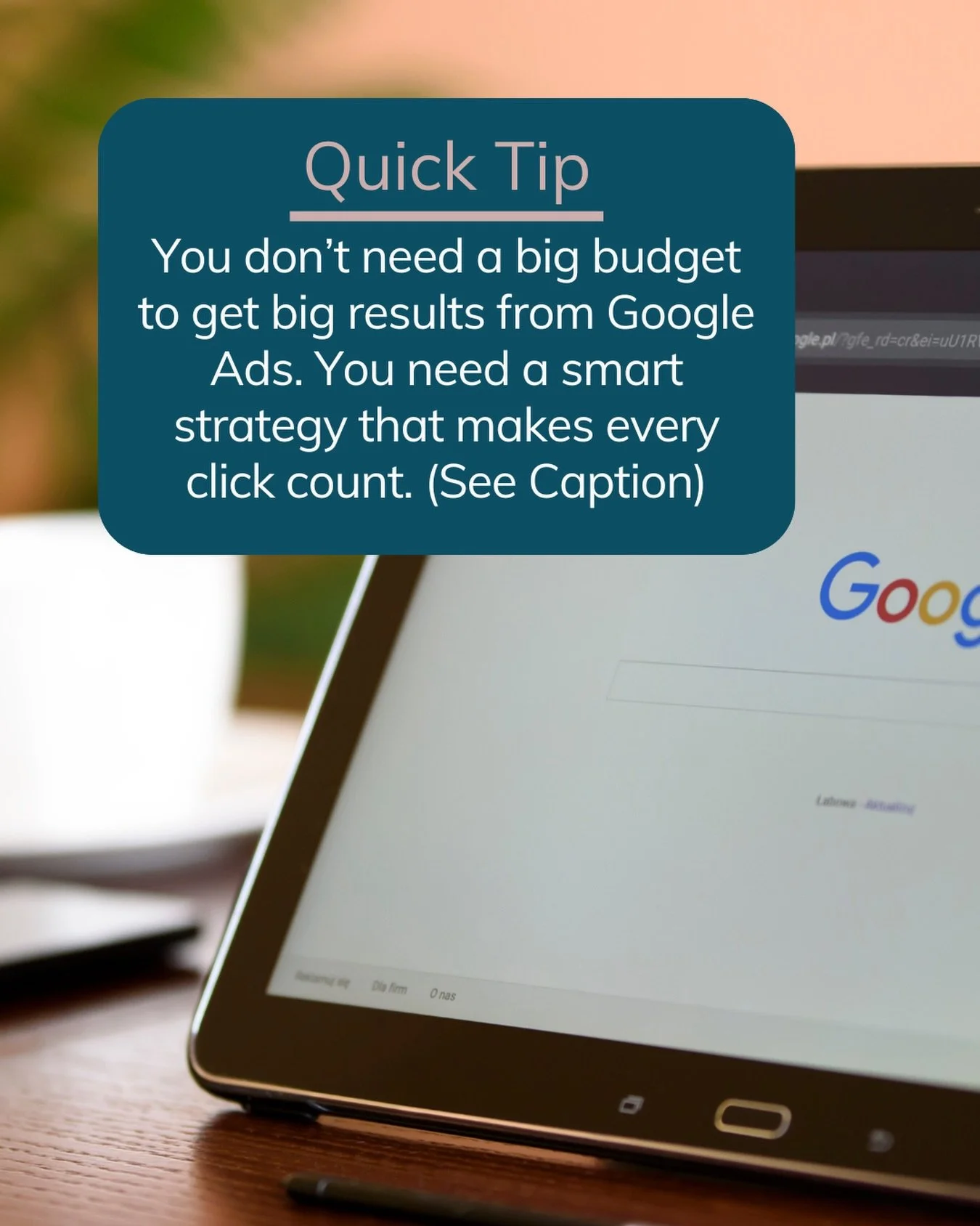 Google Ads aren&rsquo;t just for big brands, they&rsquo;re for smart businesses of all sizes 👏

The common misconception is that you need a massive budget to see results - you don&rsquo;t! What you do need is a strategy that makes an impact and gets