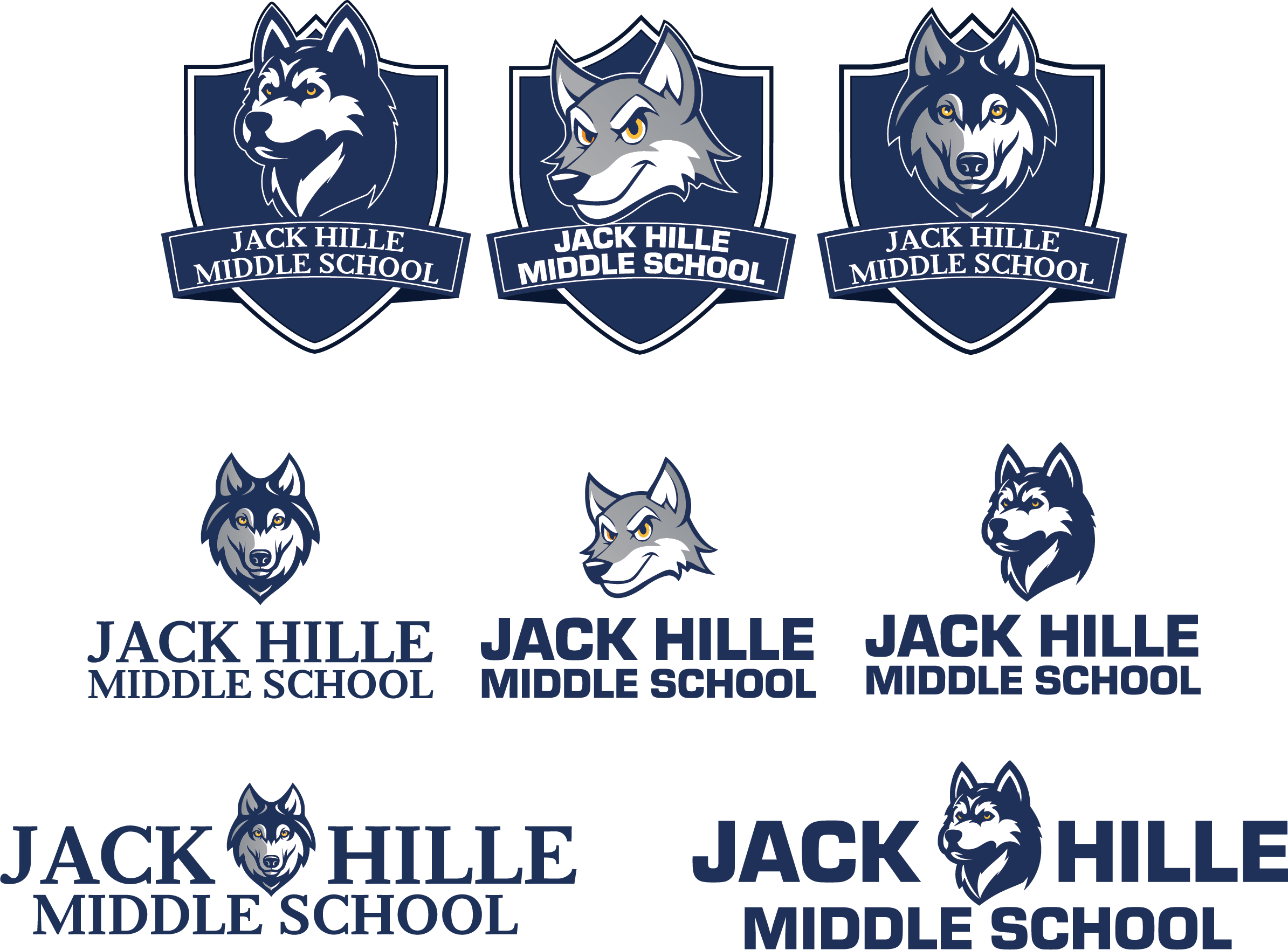 Jack Hille Middle School Logo Ideation